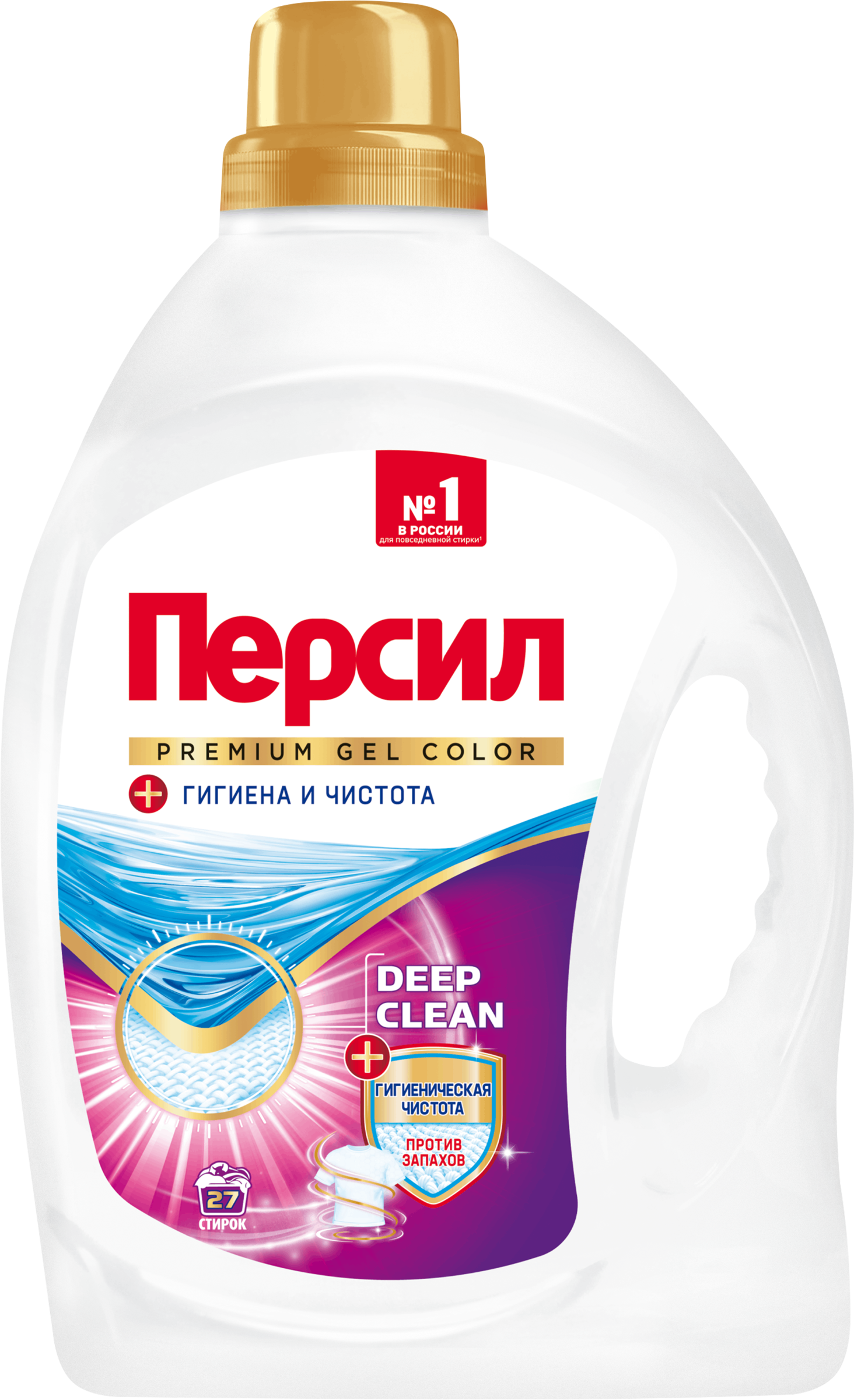 Изображение товара Гель для стирки цветного белья ПЕРСИЛ Premium Color 1.76л для автоматической стирки