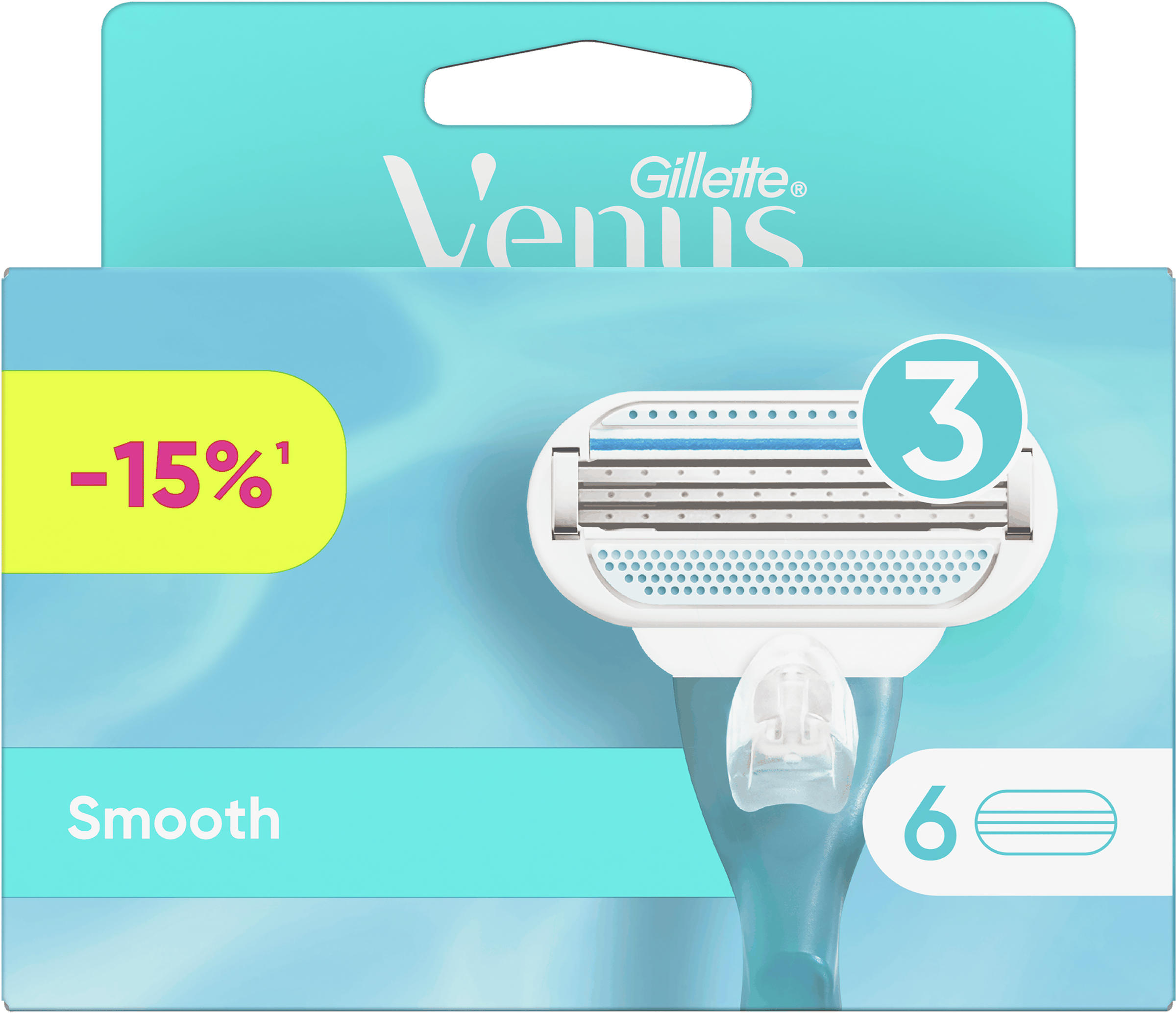 Изображение товара Кассеты сменные для бритья GILLETTE Venus Smooth, 6шт