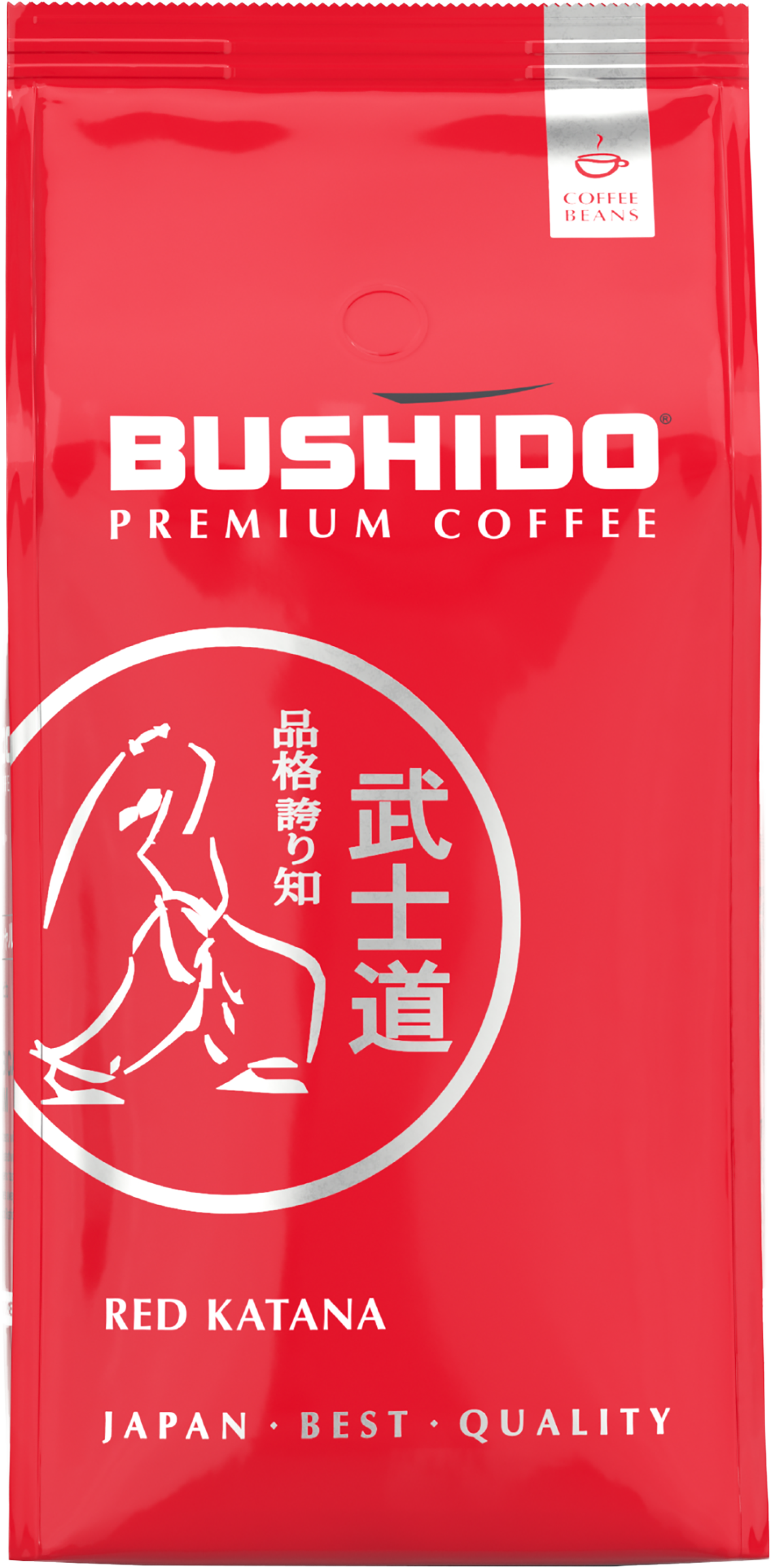 Изображение товара Кофе зерновой BUSHIDO Red Katana 1кг - идеальный выбор для ценителей
