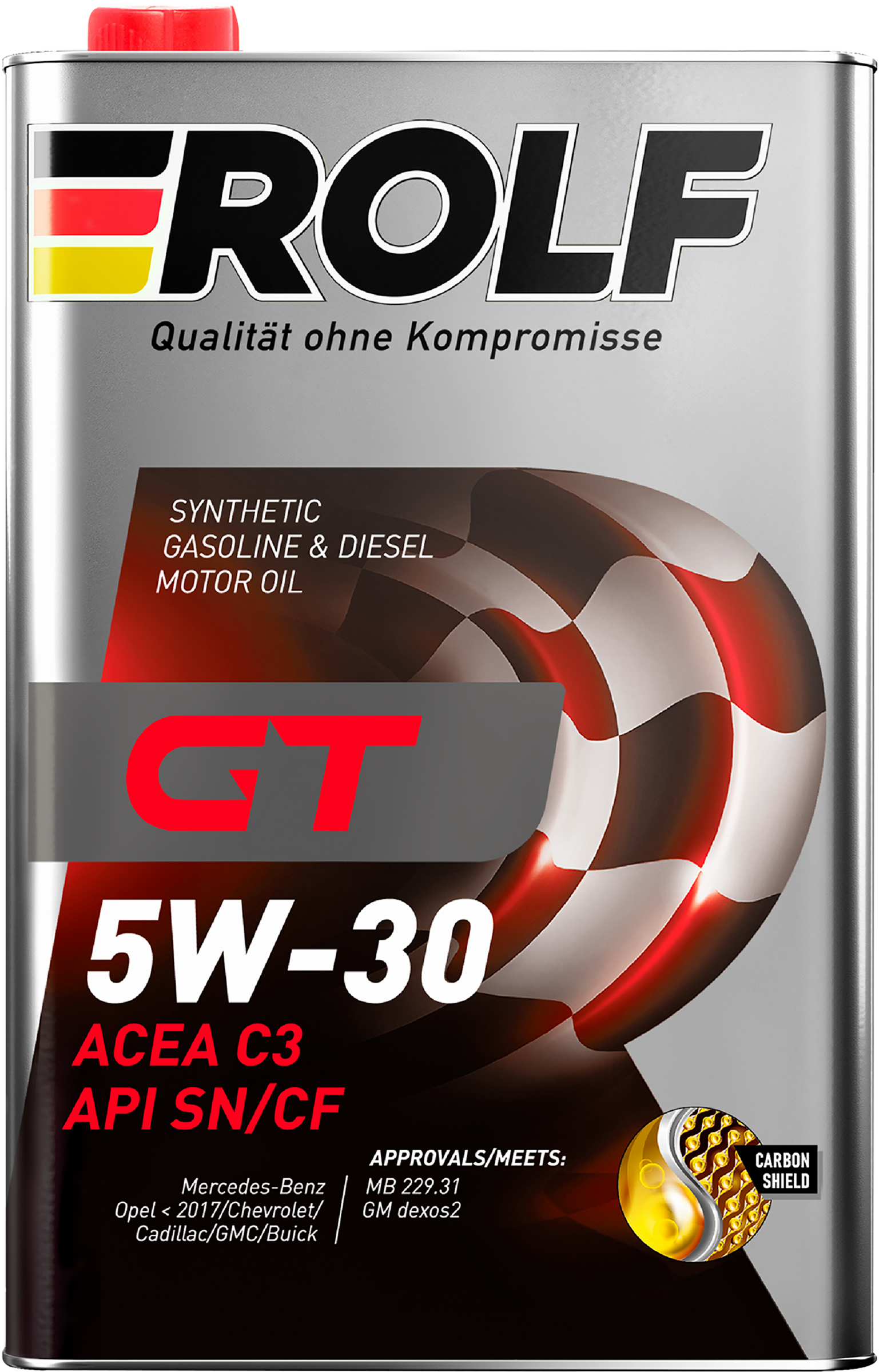 Изображение товара Масло моторное ROLF GT SAE 5W-30 API SN/CF, синтетическое, 1л