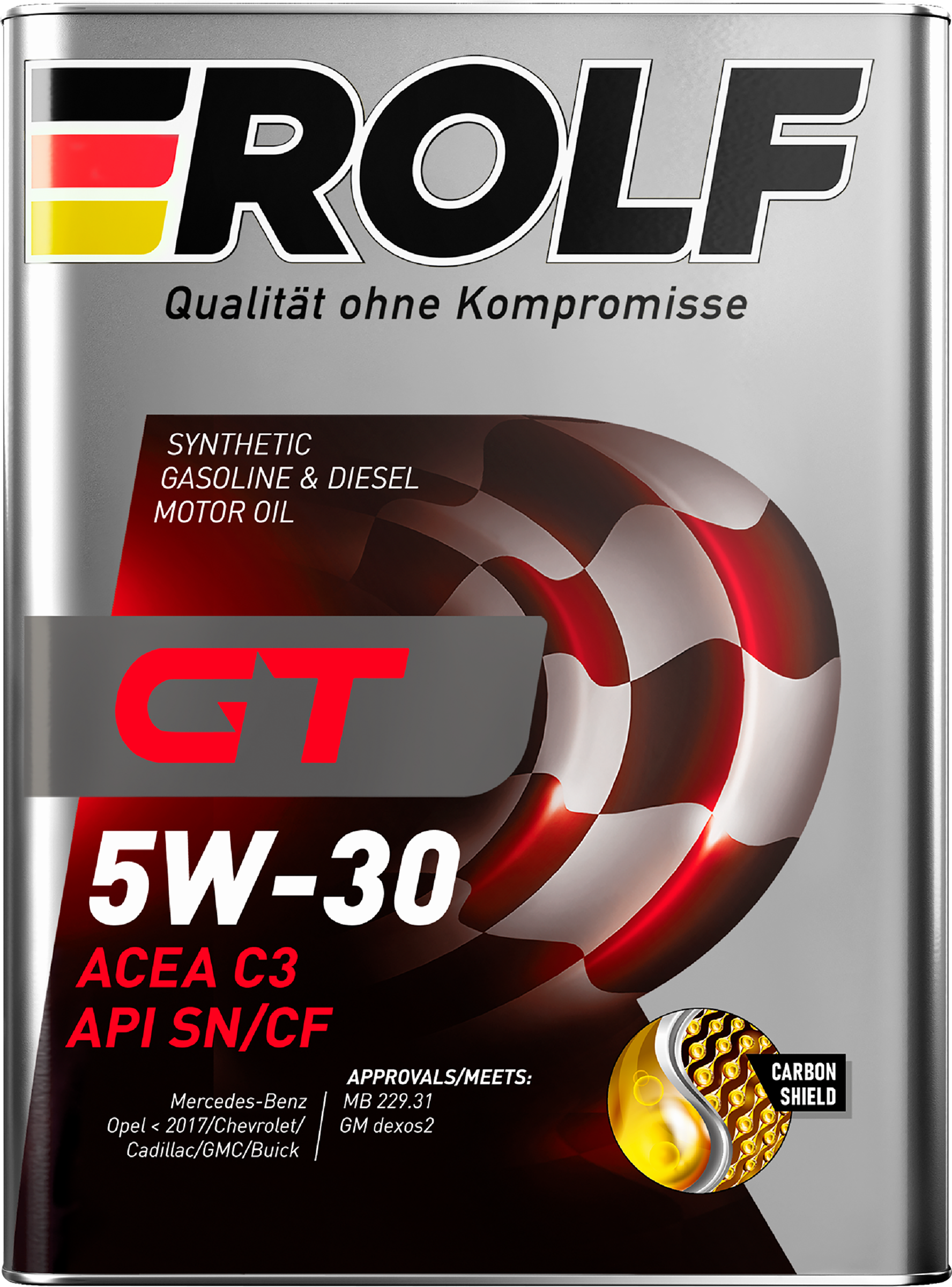 Изображение товара Масло моторное ROLF GT SAE 5W-30 синтетическое 4л