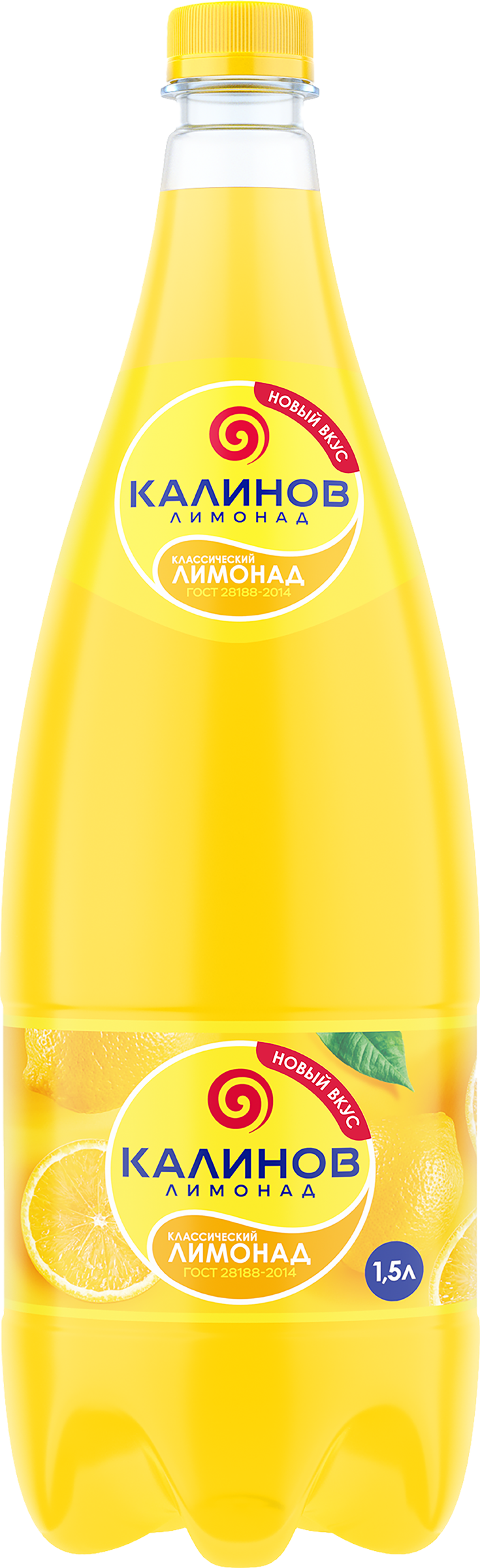 Изображение товара Напиток КАЛИНОВ Лимонад Классический газированный, 1.5л