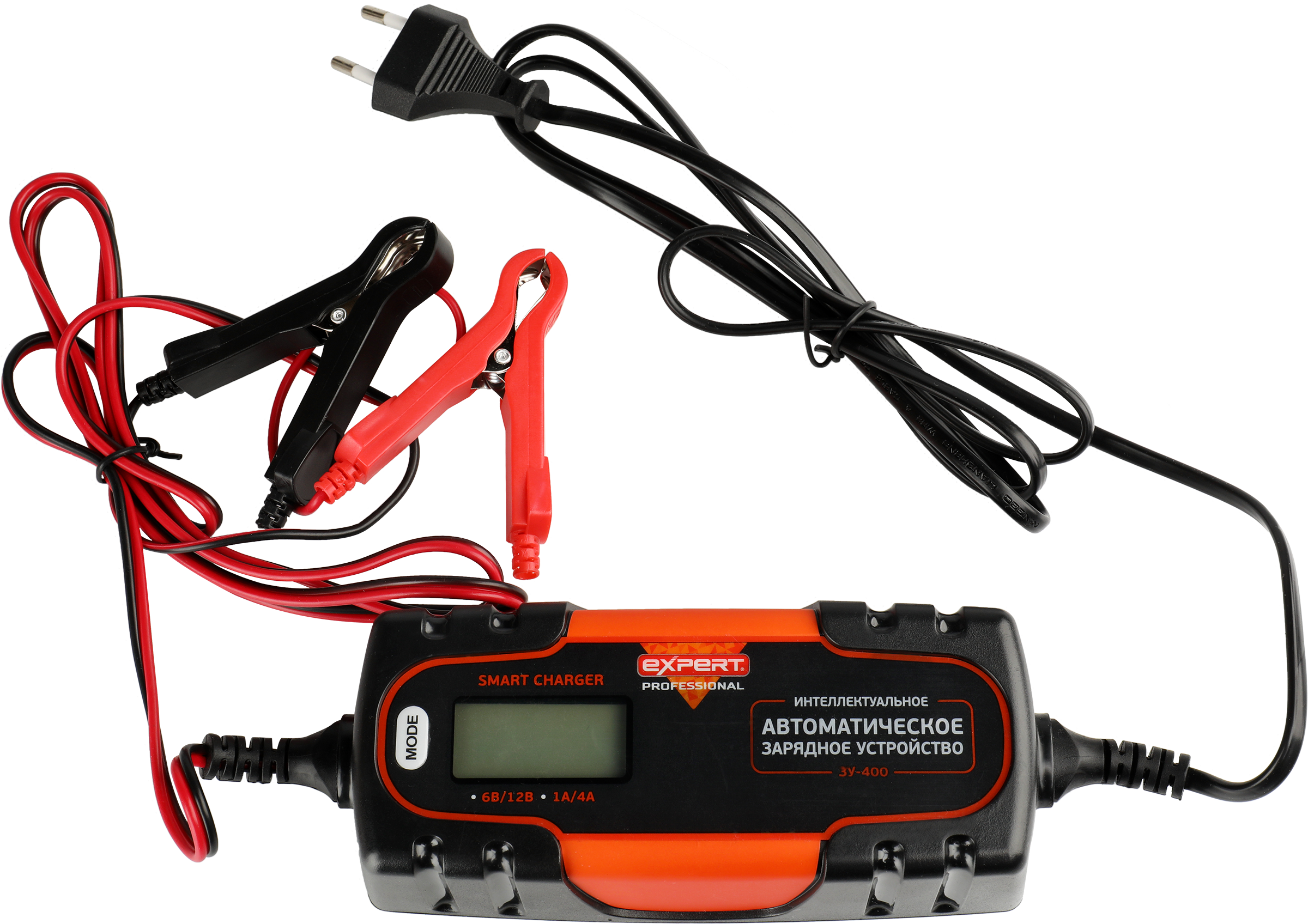Изображение товара Зарядное устройство EXPERT автоматическое Арт. ЗУ-400 для аккумуляторов водонепроницаемое