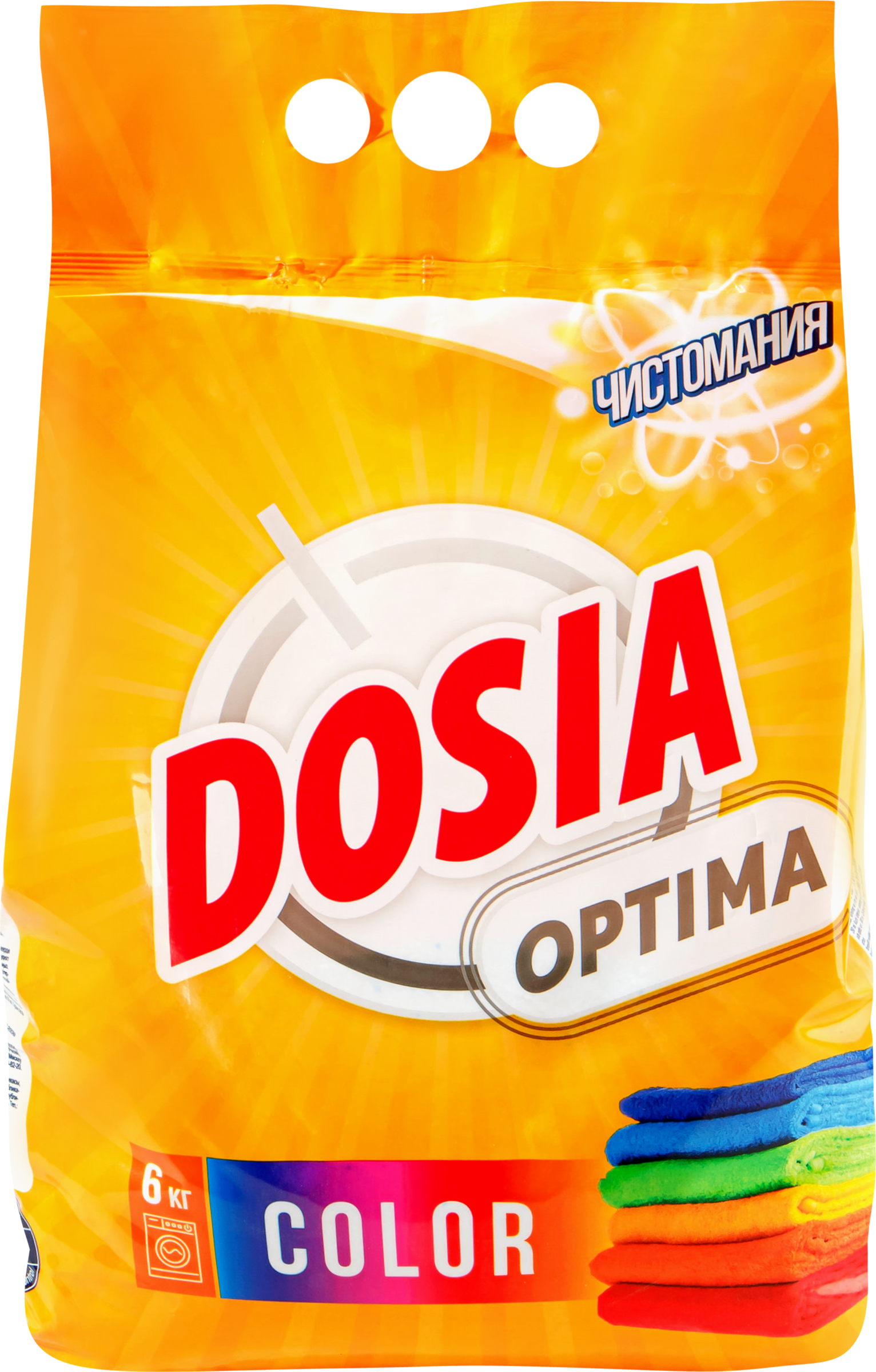 Изображение товара Стиральный порошок DOSIA Optima Color 6кг для цветного белья автоматическая стирка