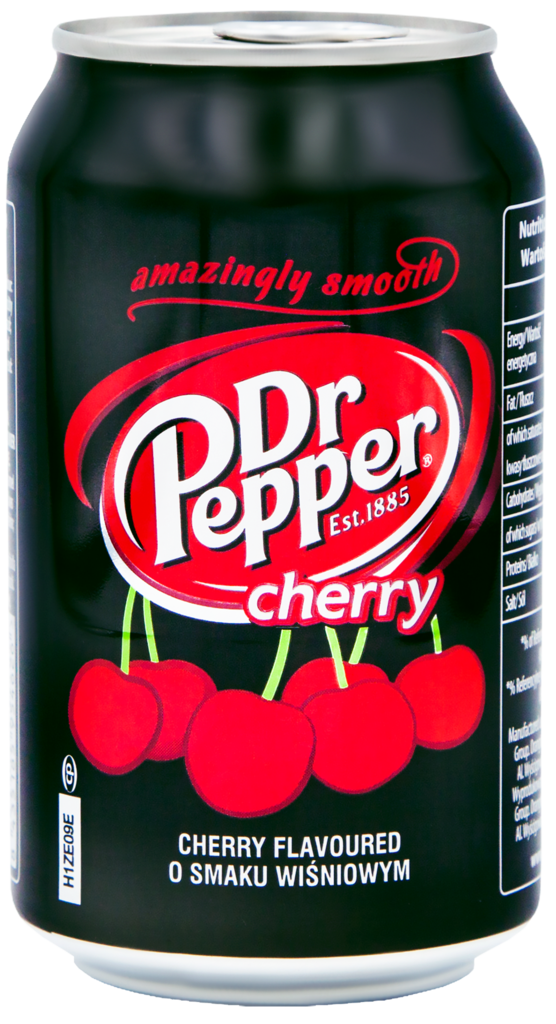 Изображение товара Напиток DR. PEPPER Cherry со вкусом вишни сильногазированный, 0.33л