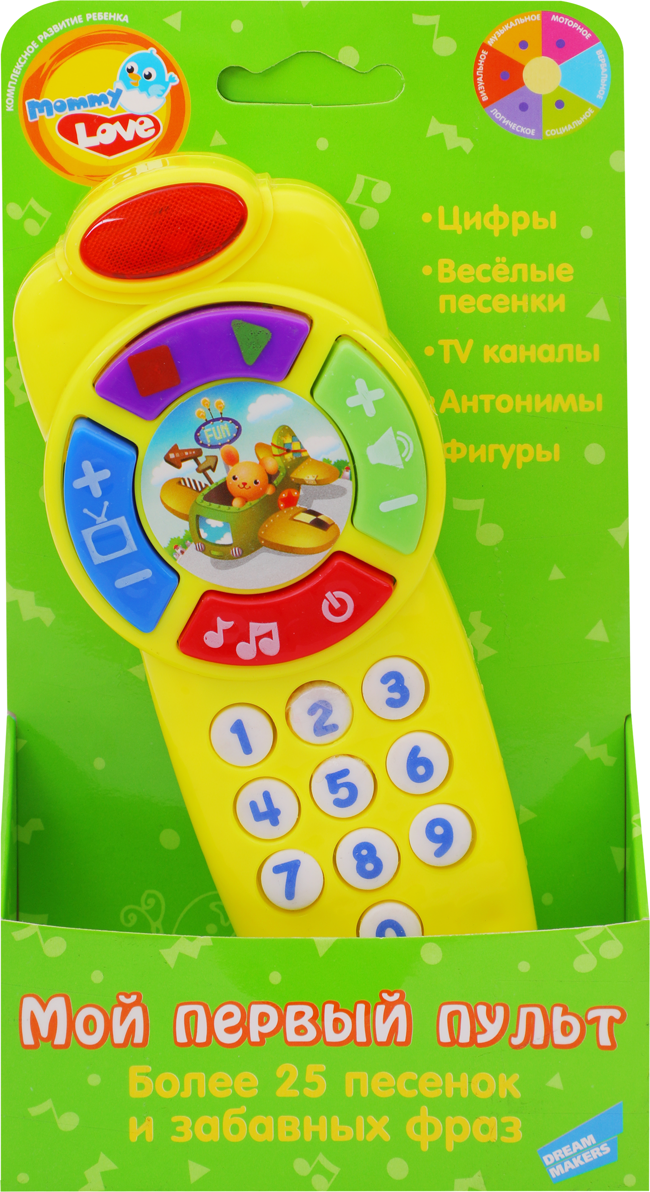 Изображение товара Музыкальная развивающая игрушка Пульт MOMMY LOVE-ELECTRONIC для малышей