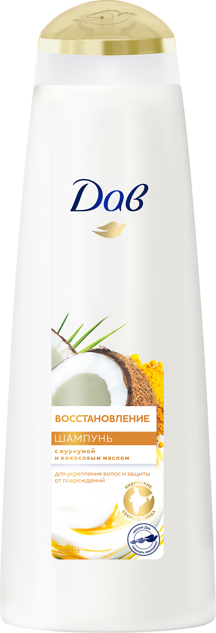 Изображение товара Шампунь ДАВ Nourishing Secrets восстанавливающий 380 мл с куркумой и кокосом