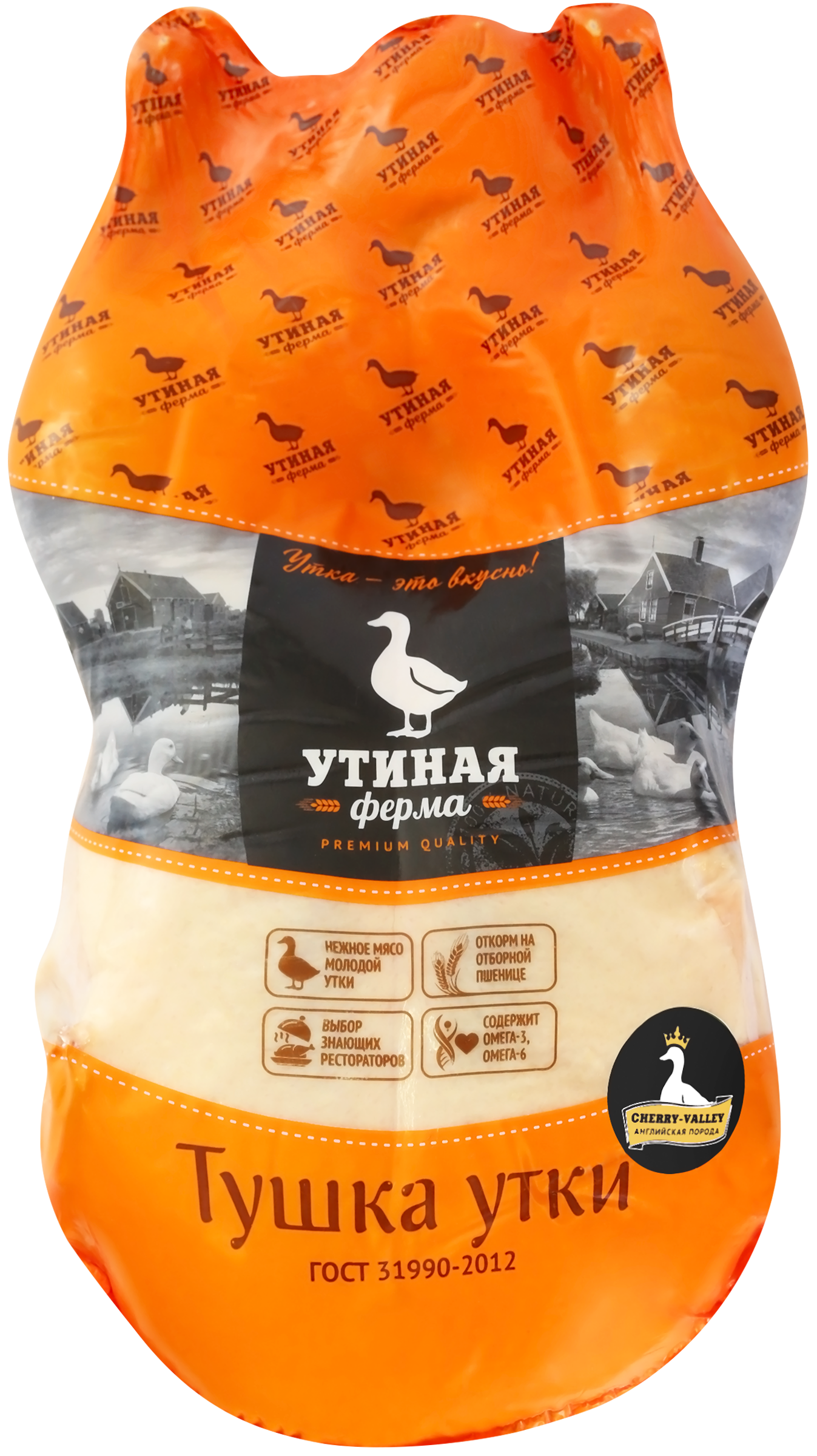 Изображение товара Тушка утки УТИНАЯ ФЕРМА потрошеная 1-й сорт весовая