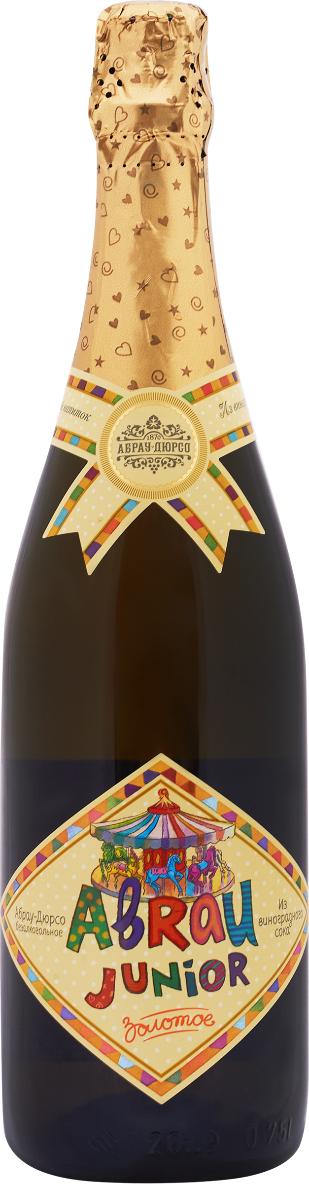 Изображение товара Газированный напиток с виноградным соком АБРАУ-ДЮРСО Золотое 0.75л