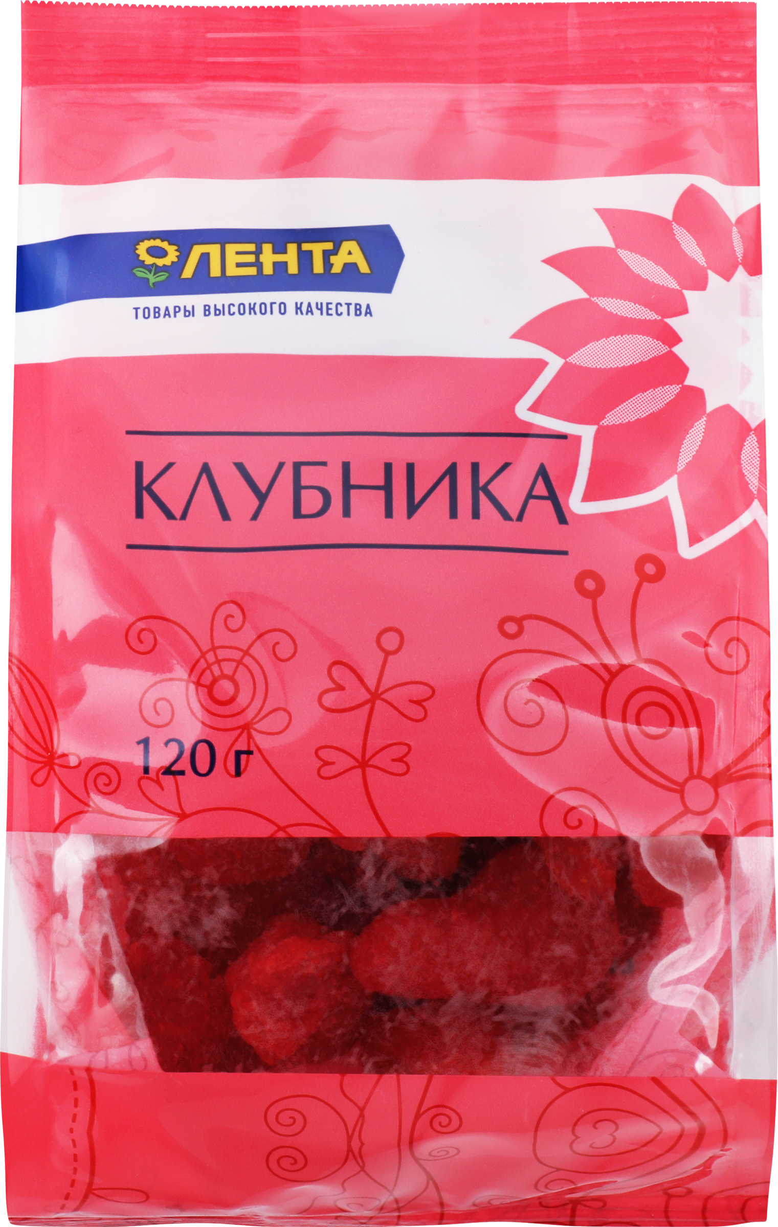 Изображение товара Цукаты ЛЕНТА Клубника, 120г