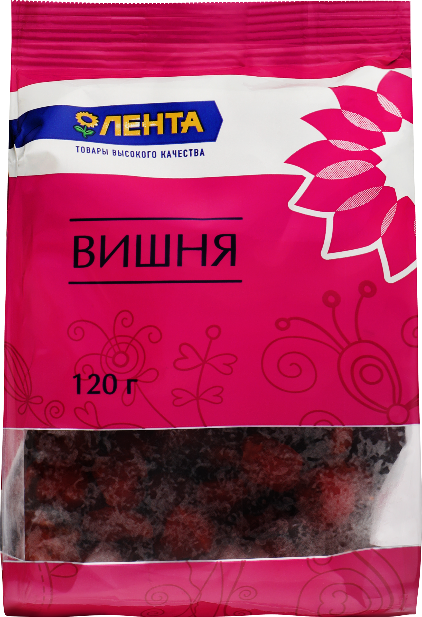 Изображение товара Цукаты ЛЕНТА Вишня, 120г Изображение товара Цукаты ЛЕНТА Вишня, 120г