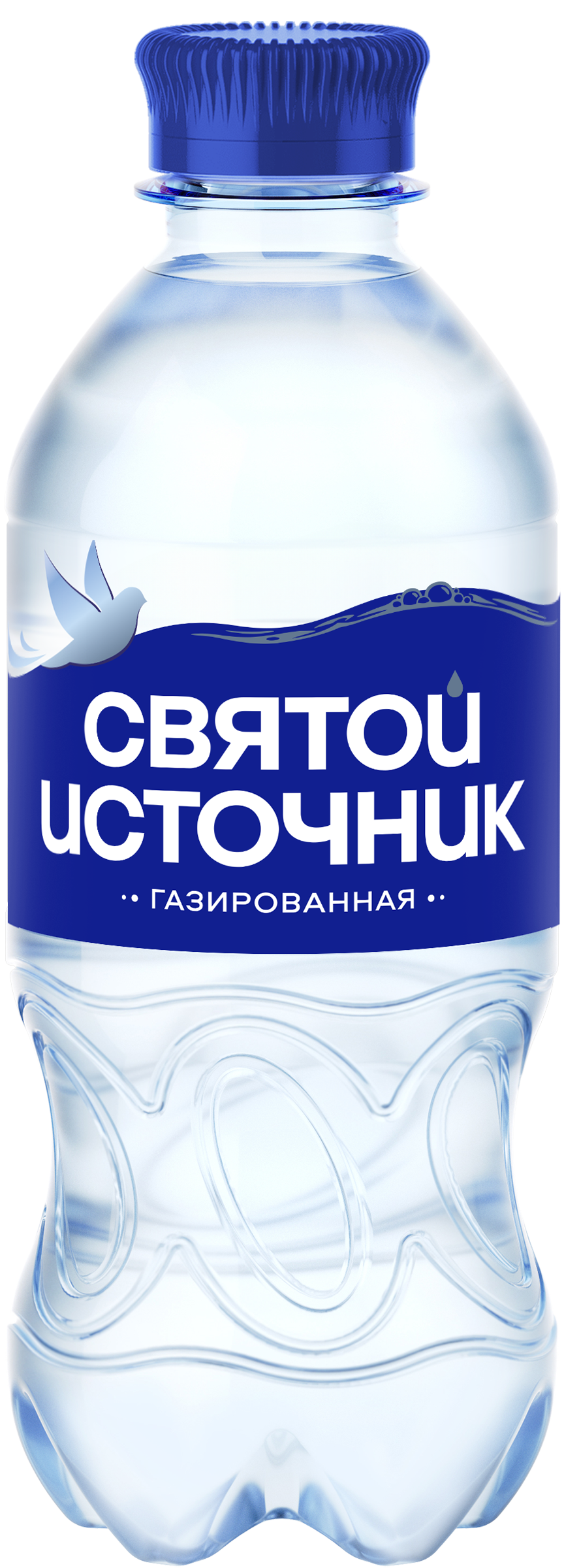 Изображение товара Вода питьевая СВЯТОЙ ИСТОЧНИК газированная, 0.33л