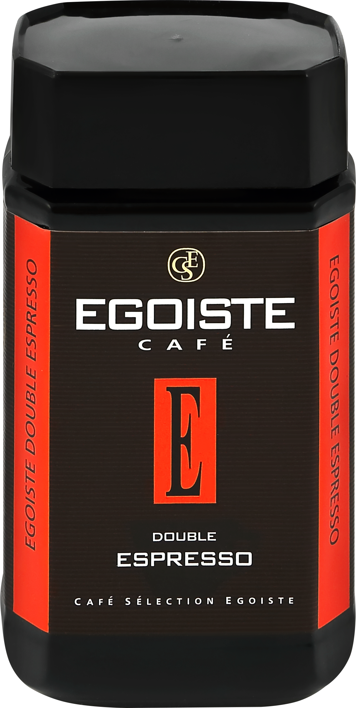Изображение товара Кофе растворимый EGOISTE Double Espresso Freeze Jar сублимированный ст/б, 100г