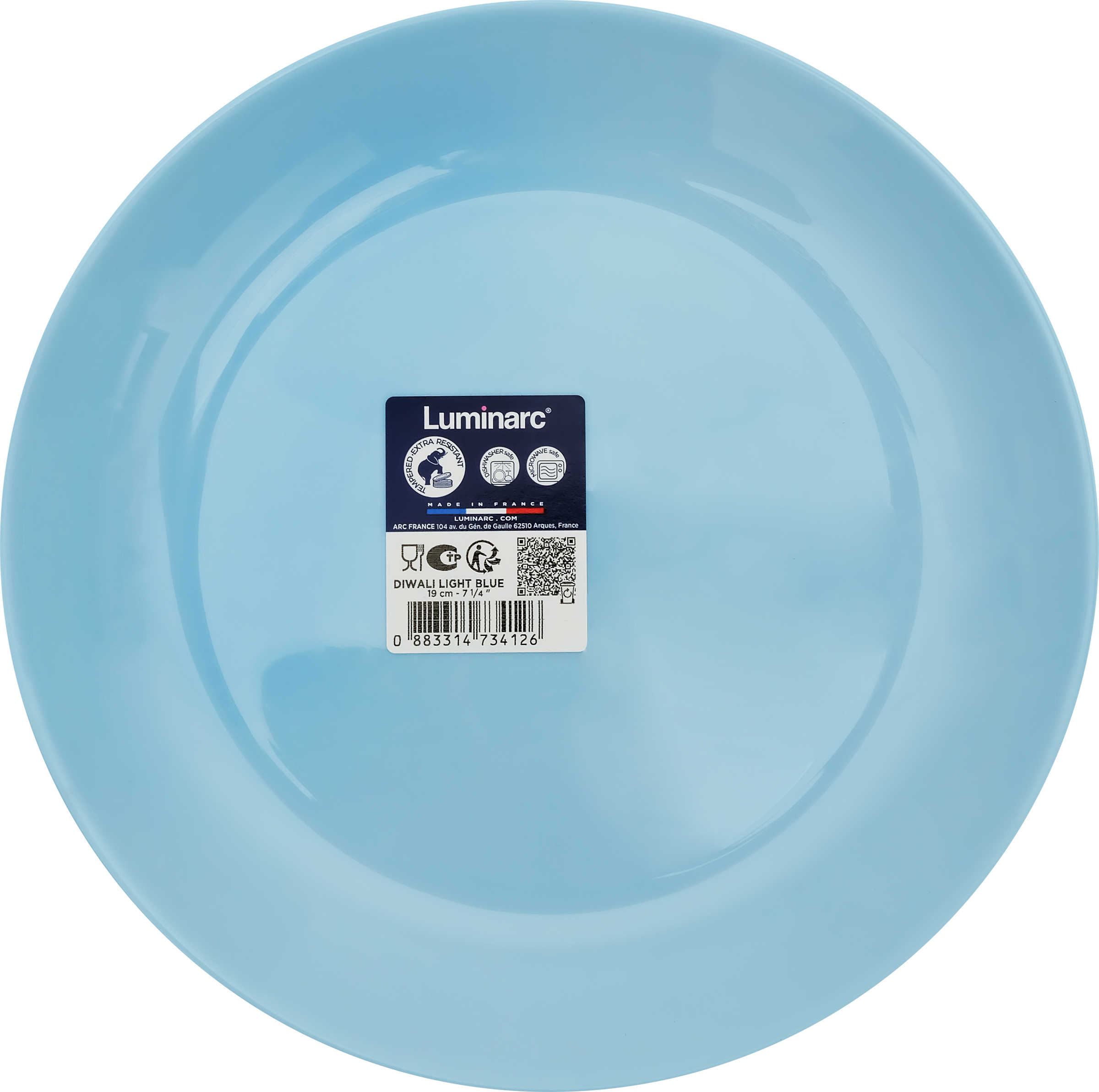 Изображение товара Тарелка десертная LUMINARC Diwali Light Blue/Paradise Blue 19см Арт. 
P2612/V5830