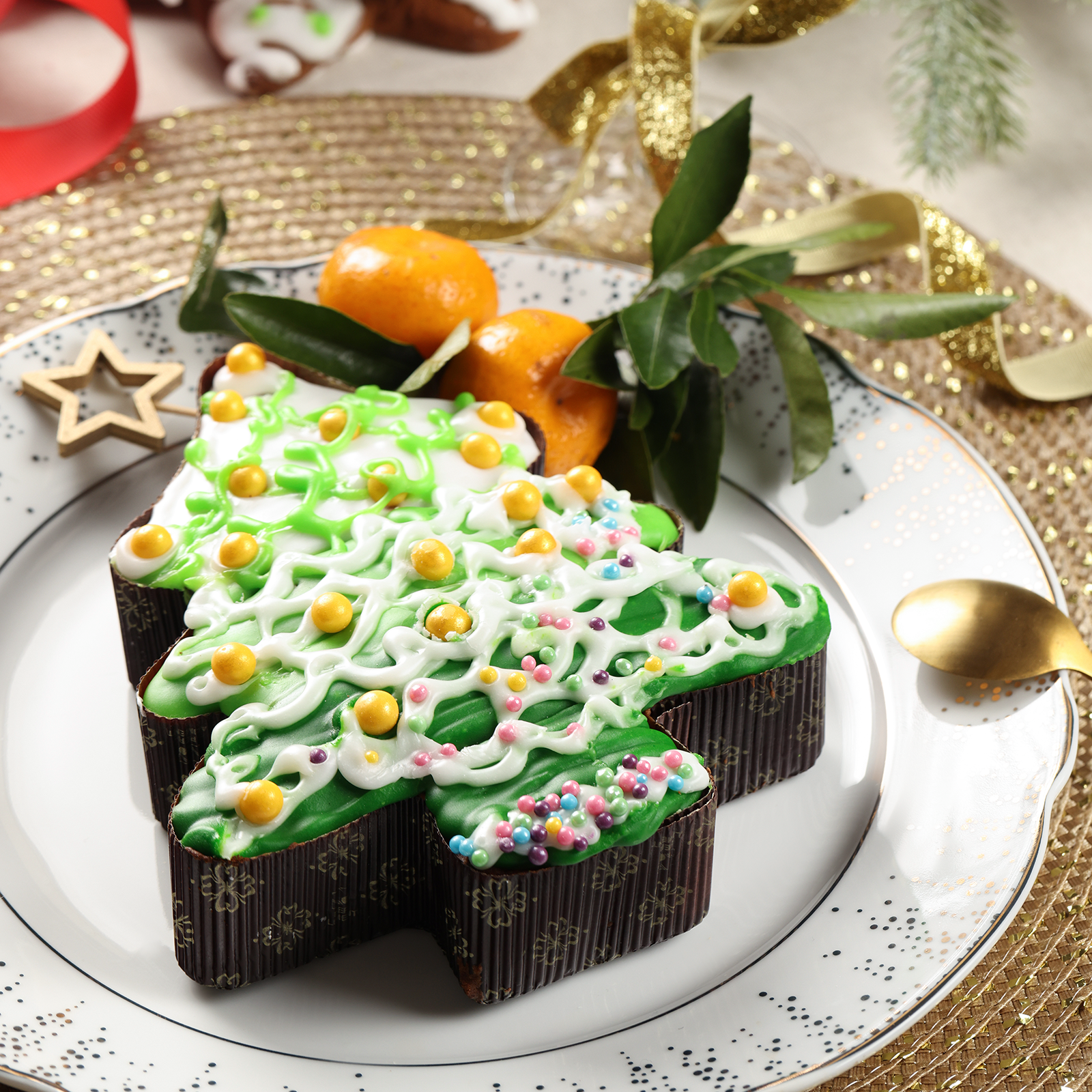 Изображение товара Кекс творожный ЛЕНТА FRESH Рождественский 350г