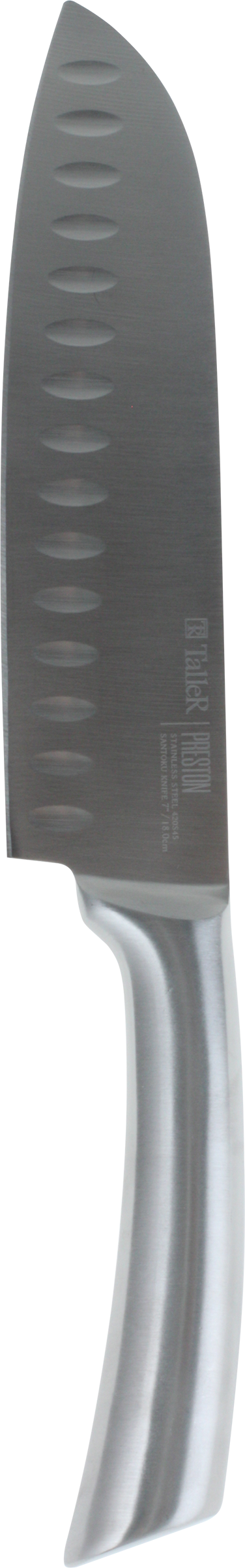 Изображение товара Нож сантоку TALLER Preston 18см из нержавеющей стали китайский кухонный нож