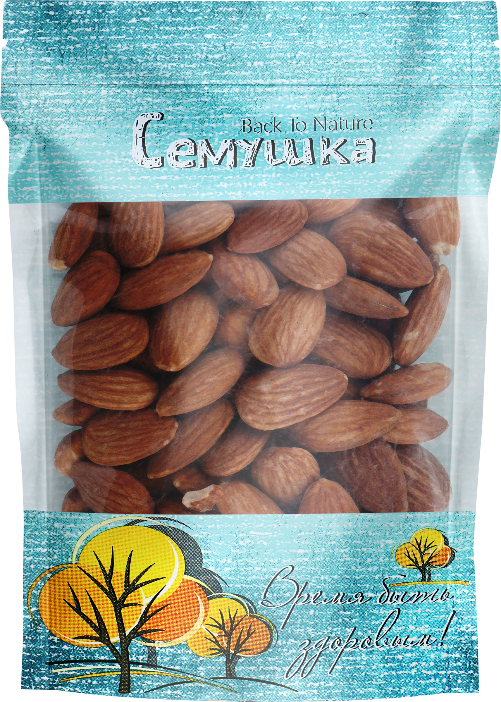 Изображение товара Миндаль СЕМУШКА жареный соленый, ядро, 120г