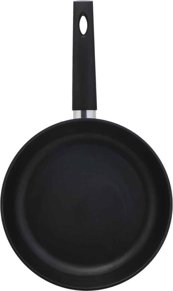Изображение товара Сковорода HOMECLUB Basic 24см литая с антипригарным покрытием и ручкой soft-touch