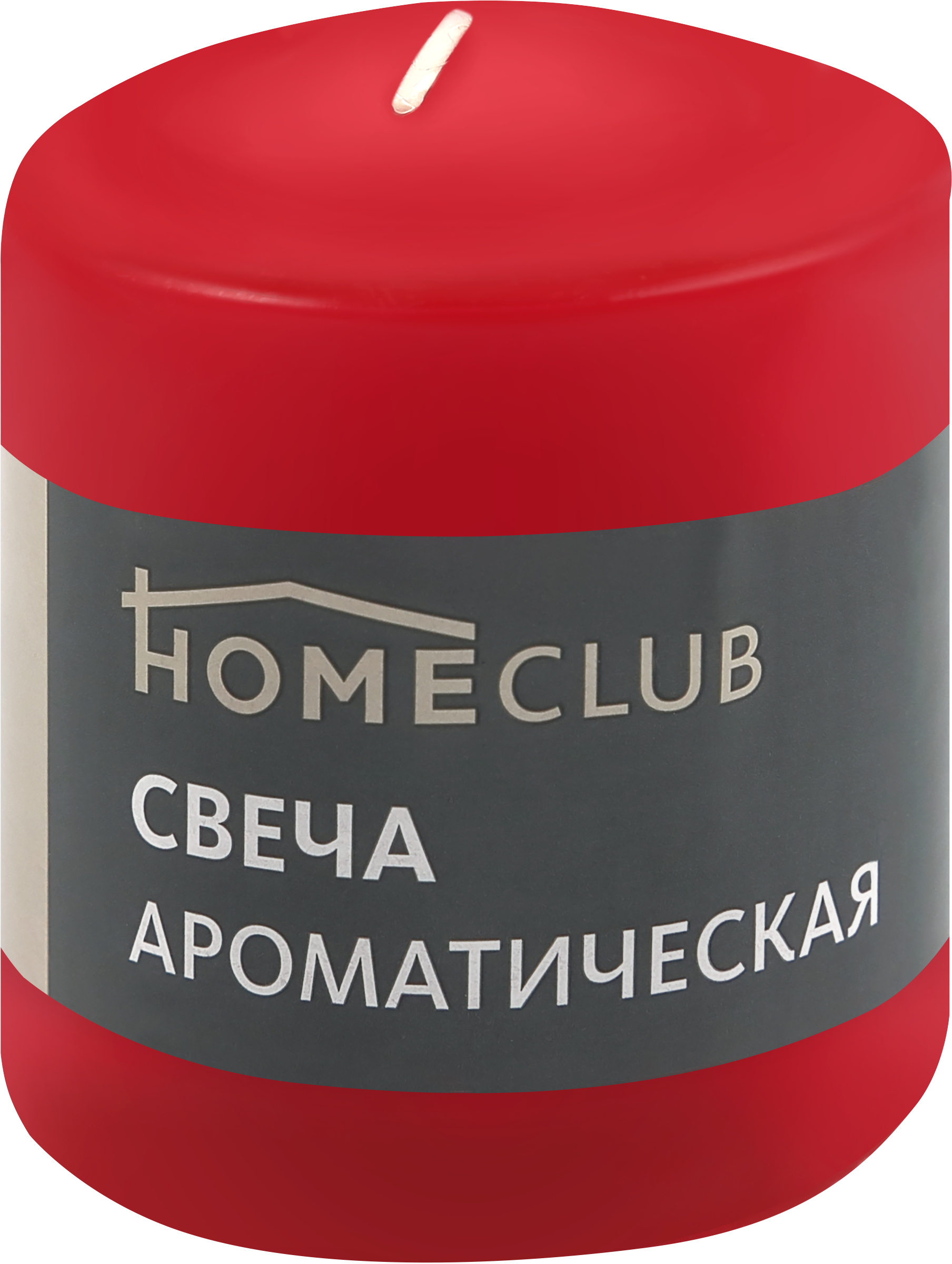 Изображение товара Свеча ароматическая HOMECLUB Клубника, столбик 7х9см