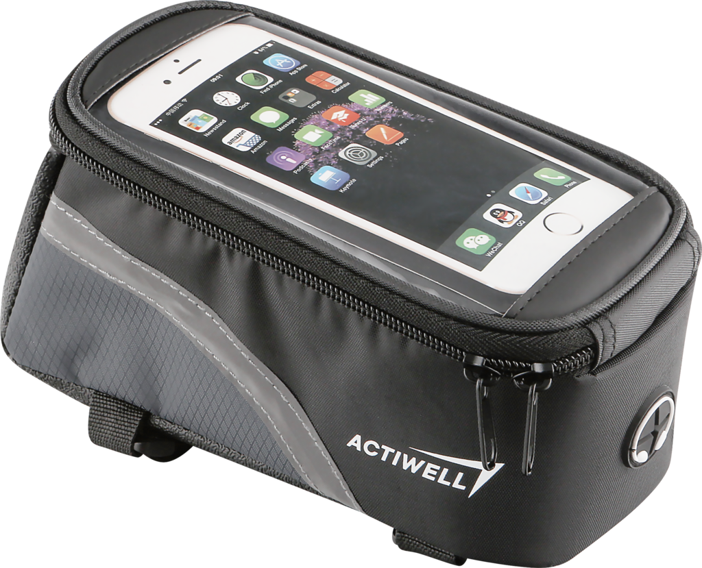 Изображение товара Сумка велосипедная ACTIWELL на раму, с карманом для телефона, Арт. BIK- 10