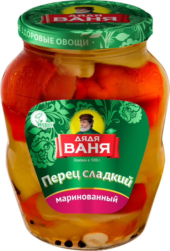 Изображение товара Перец маринованный ДЯДЯ ВАНЯ сладкий, 680г