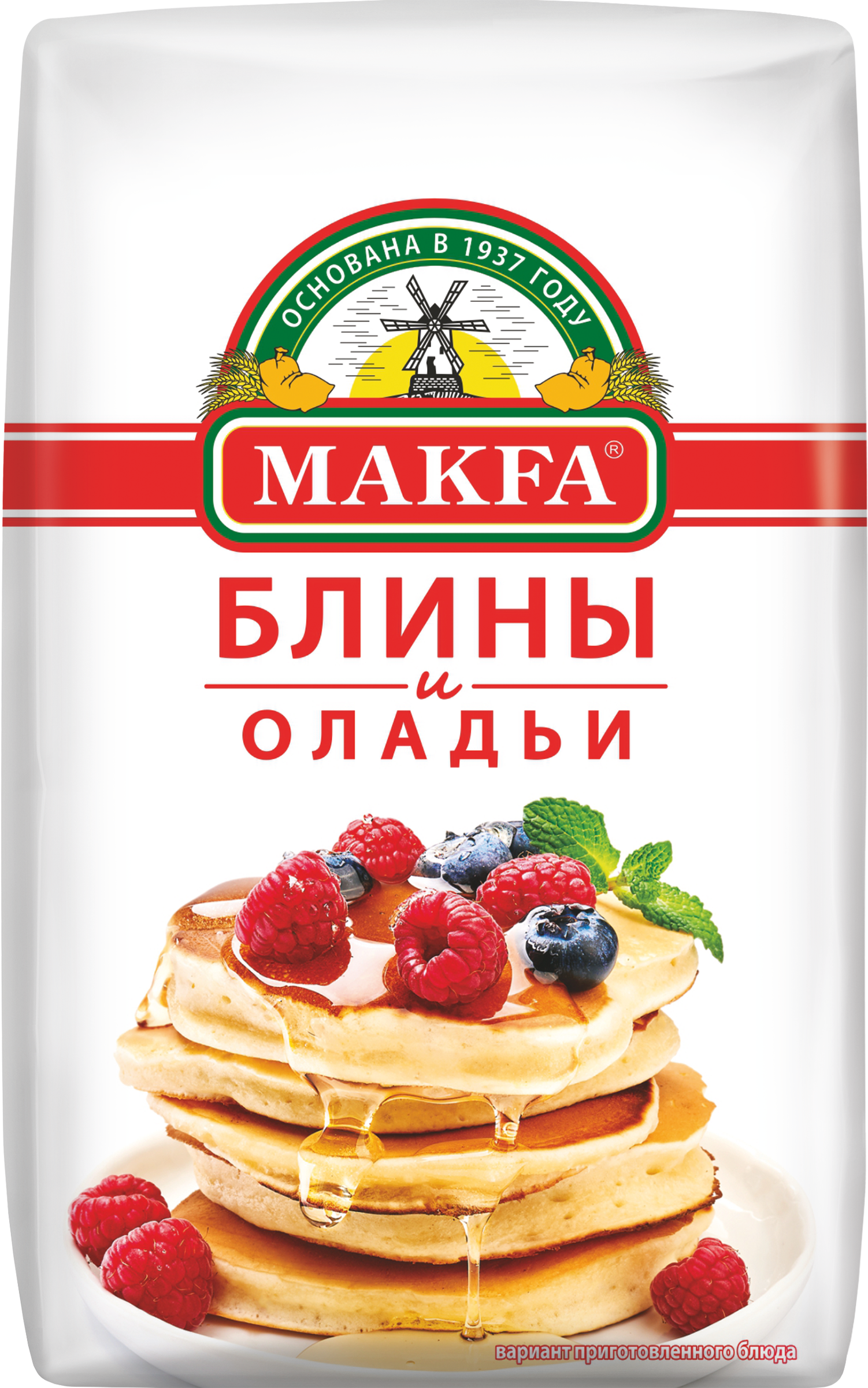 Изображение товара Смесь для выпечки MAKFA Классические блины и оладьи, 1кг