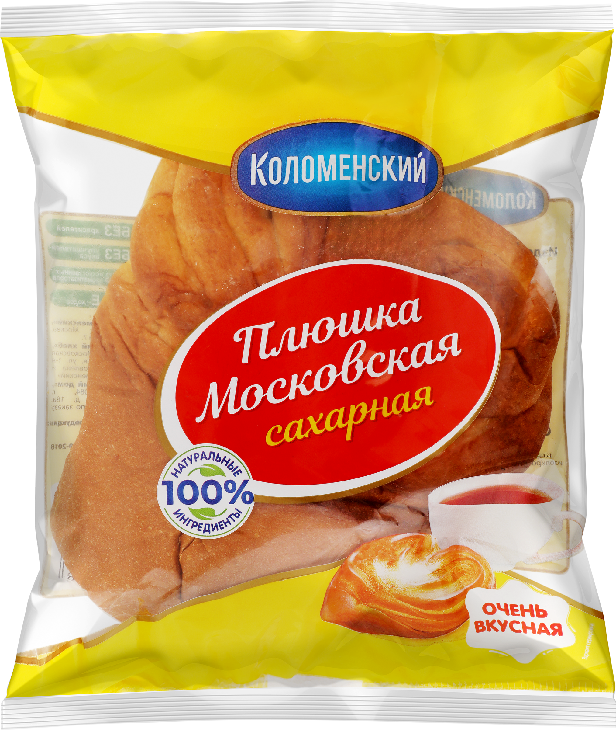 Изображение товара Плюшка сдобная КОЛОМЕНСКОЕ Московская сахарная, 150г