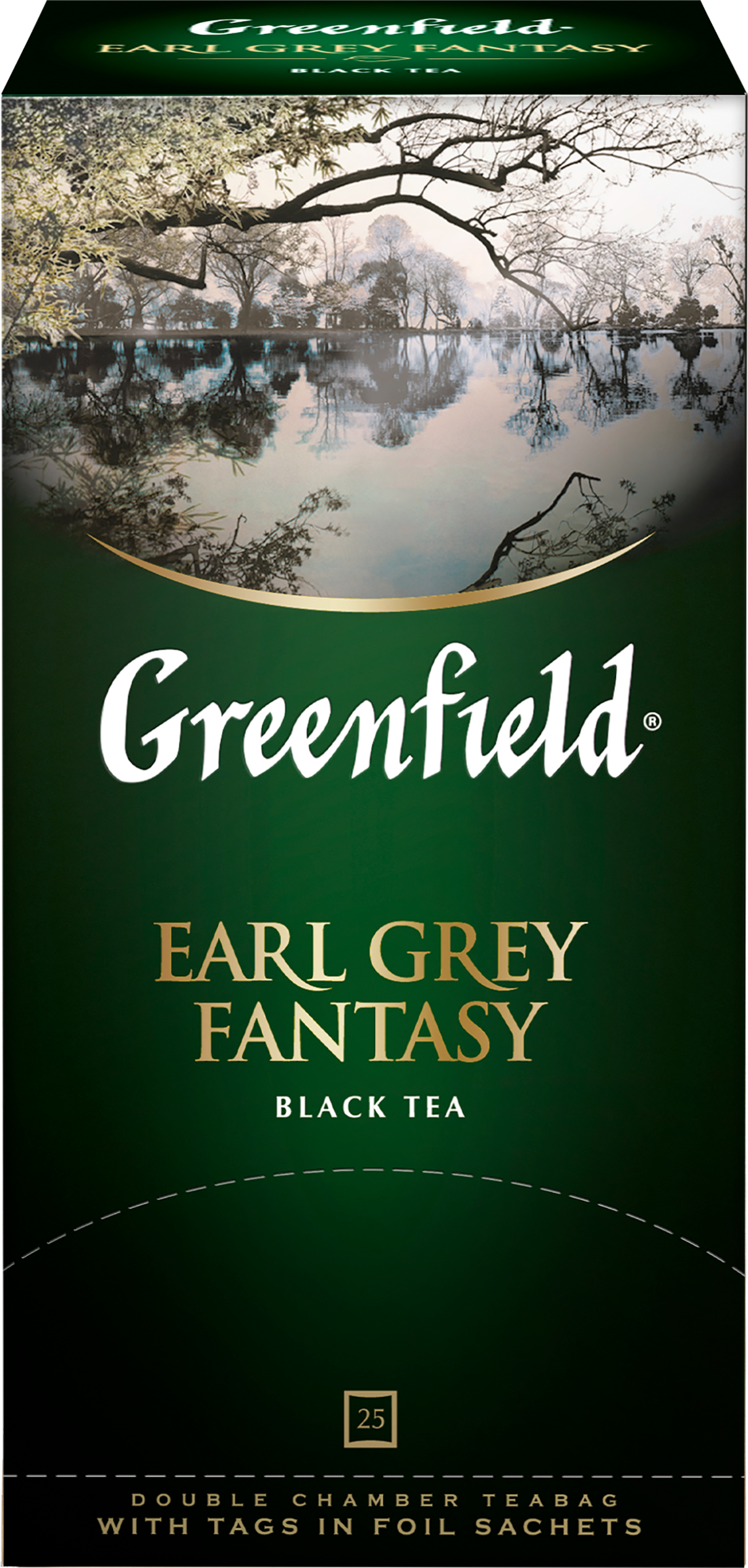 Изображение товара Чай черный GREENFIELD Earl Grey Fantasy с ароматом бергамота, 25пак