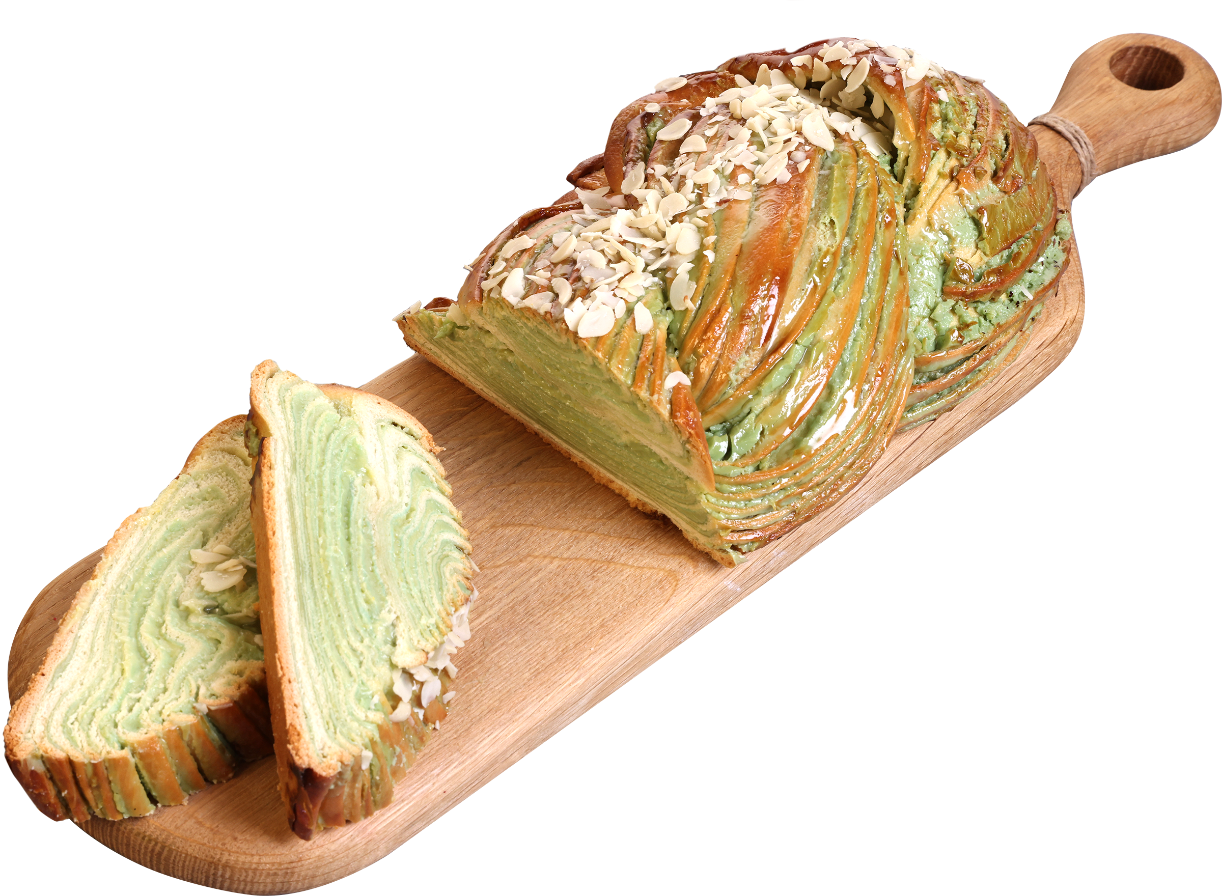 Изображение товара Коса сдобная ЛЕНТА FRESH с начинкой фисташка весовая