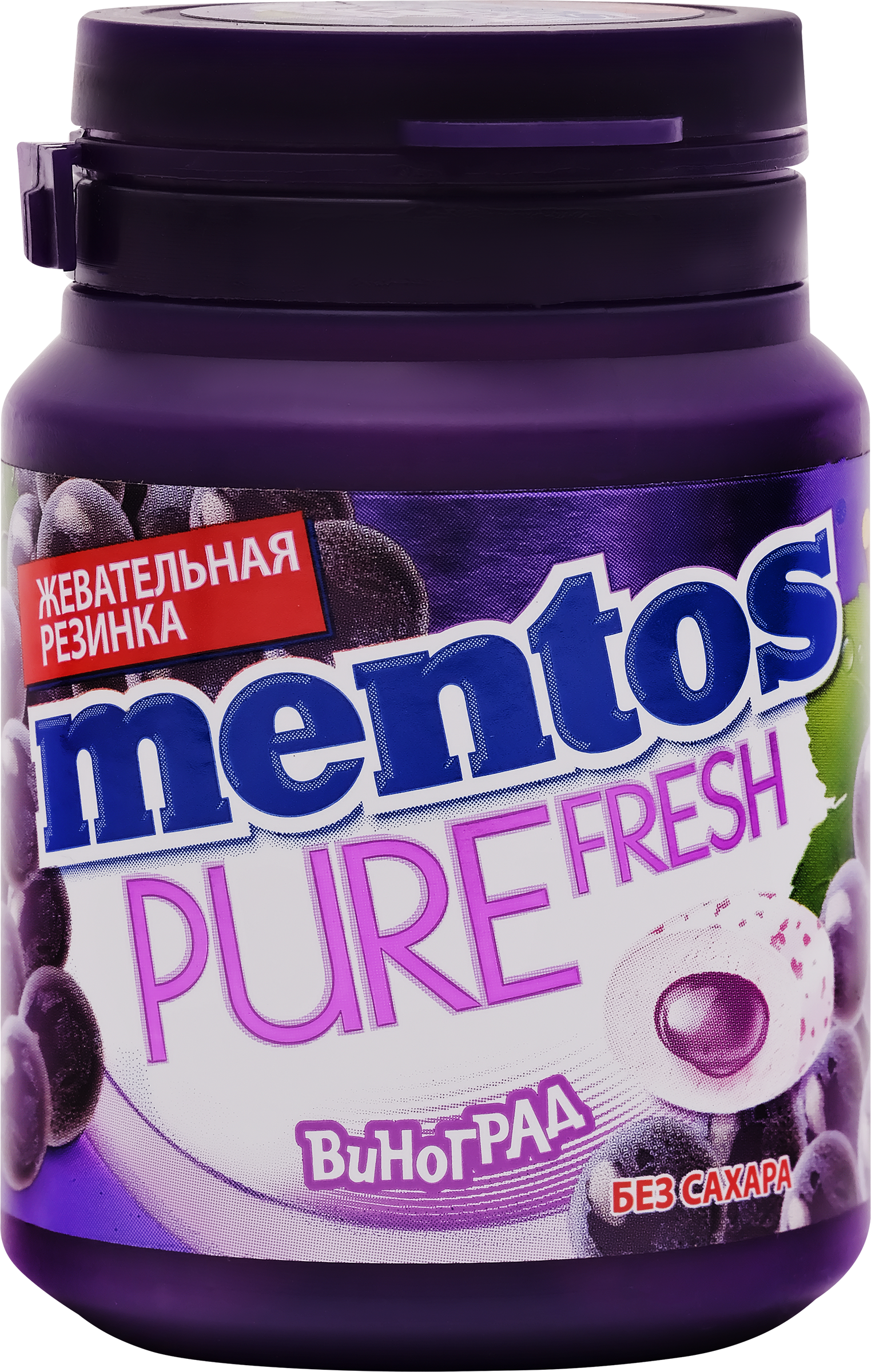 Изображение товара Жевательная резинка MENTOS Pure fresh виноград 54г