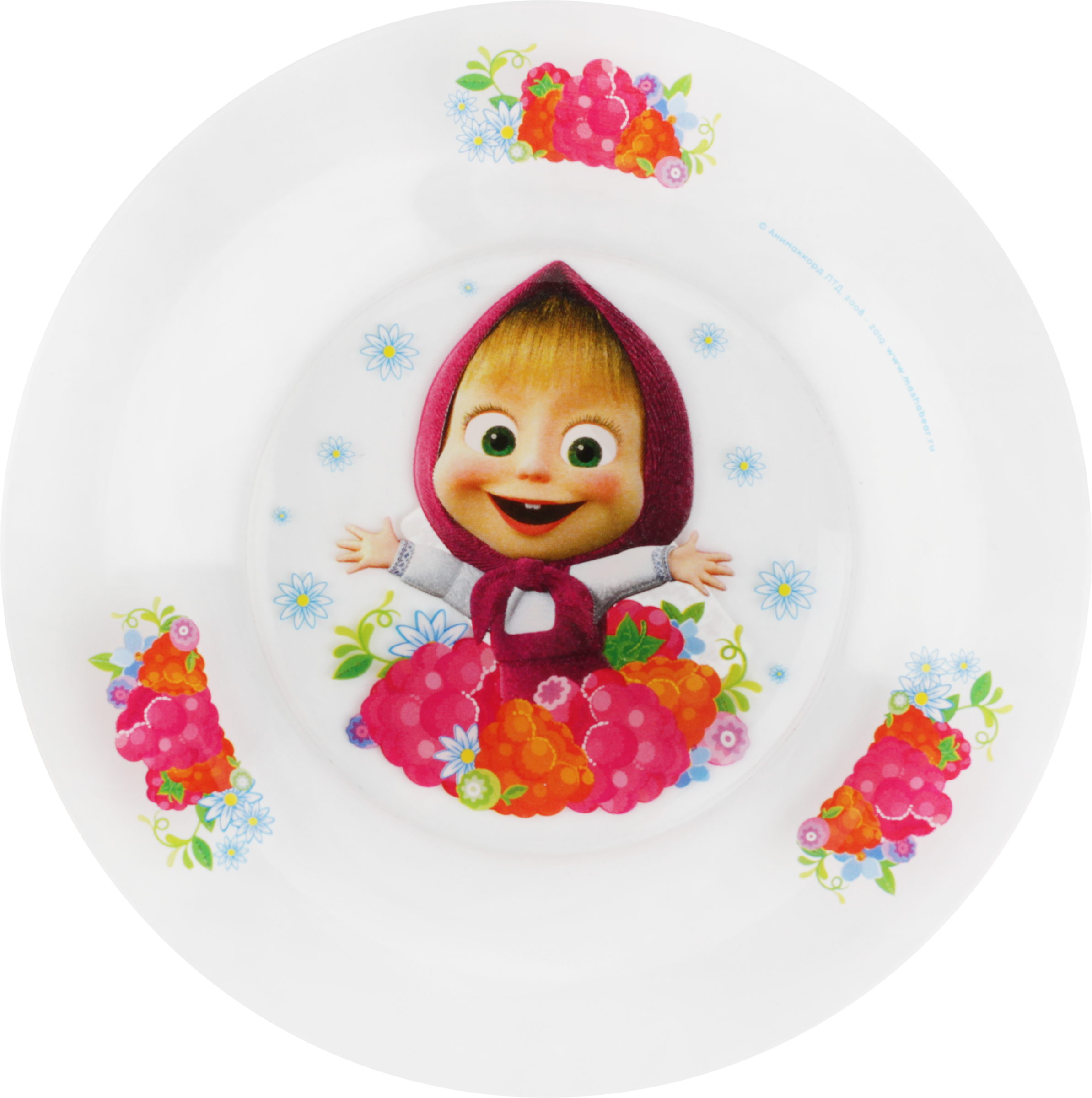 Изображение товара Тарелка МАША И МЕДВЕДЬ 19,5см из стекла для детей с дизайном