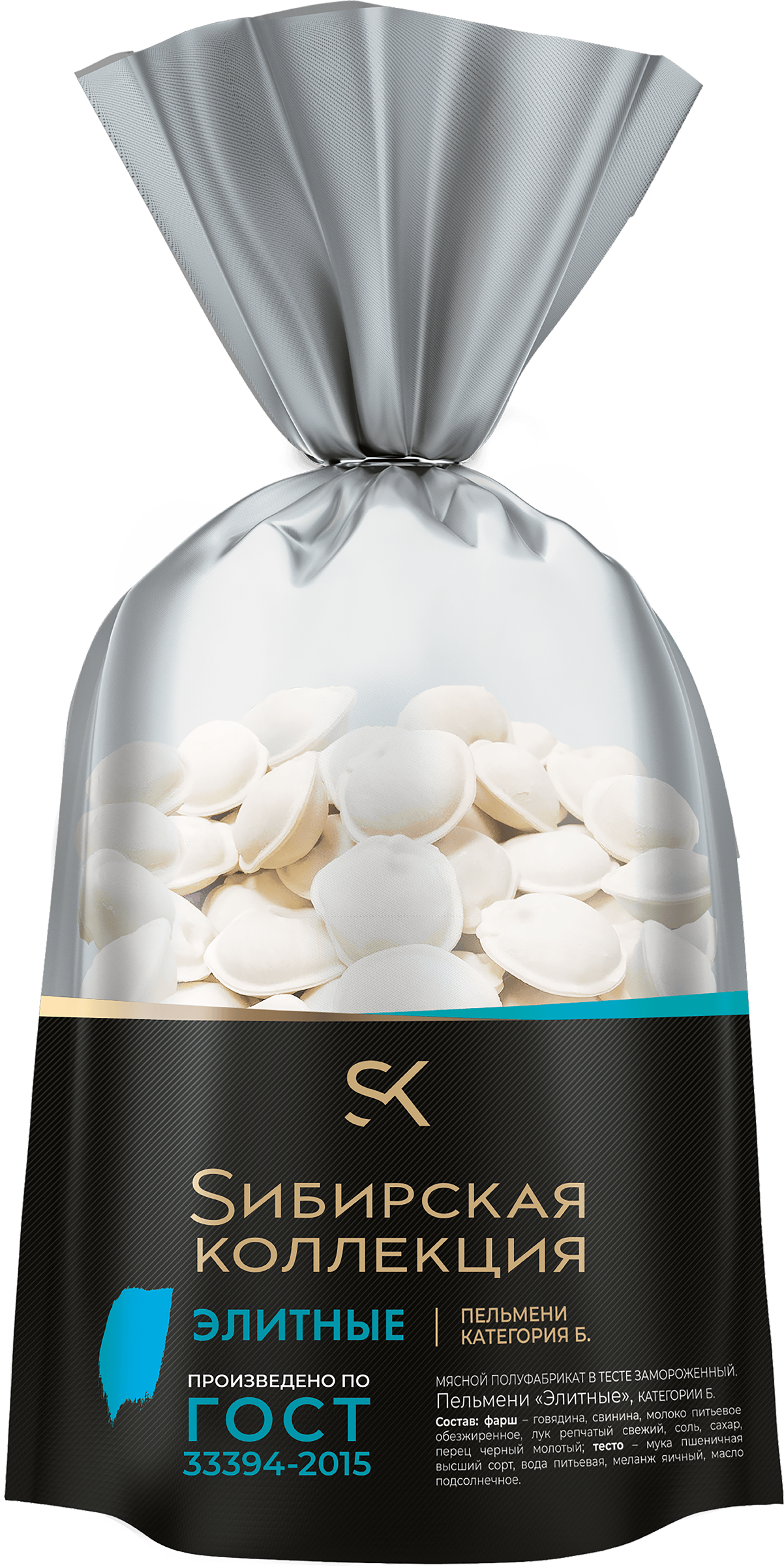 Изображение товара Пельмени СИБИРСКАЯ КОЛЛЕКЦИЯ Элитные ГОСТ, 700г