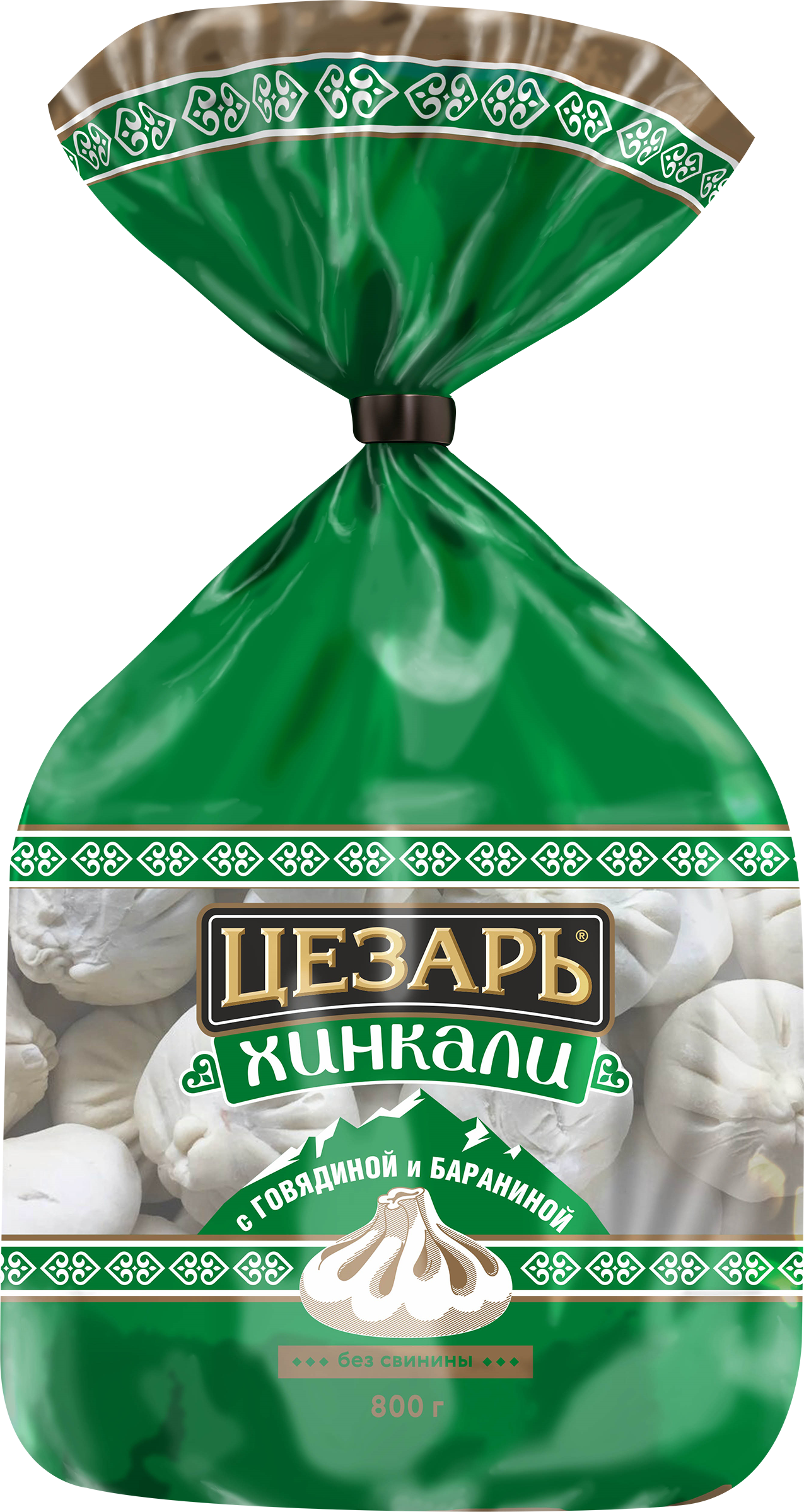 Изображение товара Хинкали ЦЕЗАРЬ с говядиной и бараниной, категория В, 800г