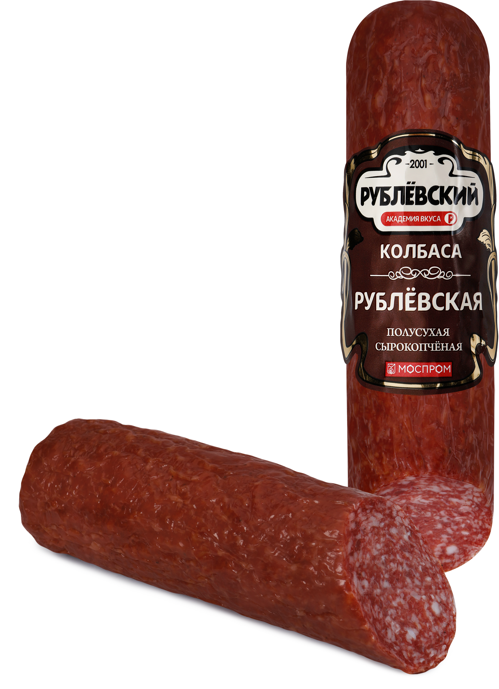 Изображение товара Колбаса сырокопченая РУБЛЕВСКИЕ КОЛБАСЫ Рублевская полусухая, 270г