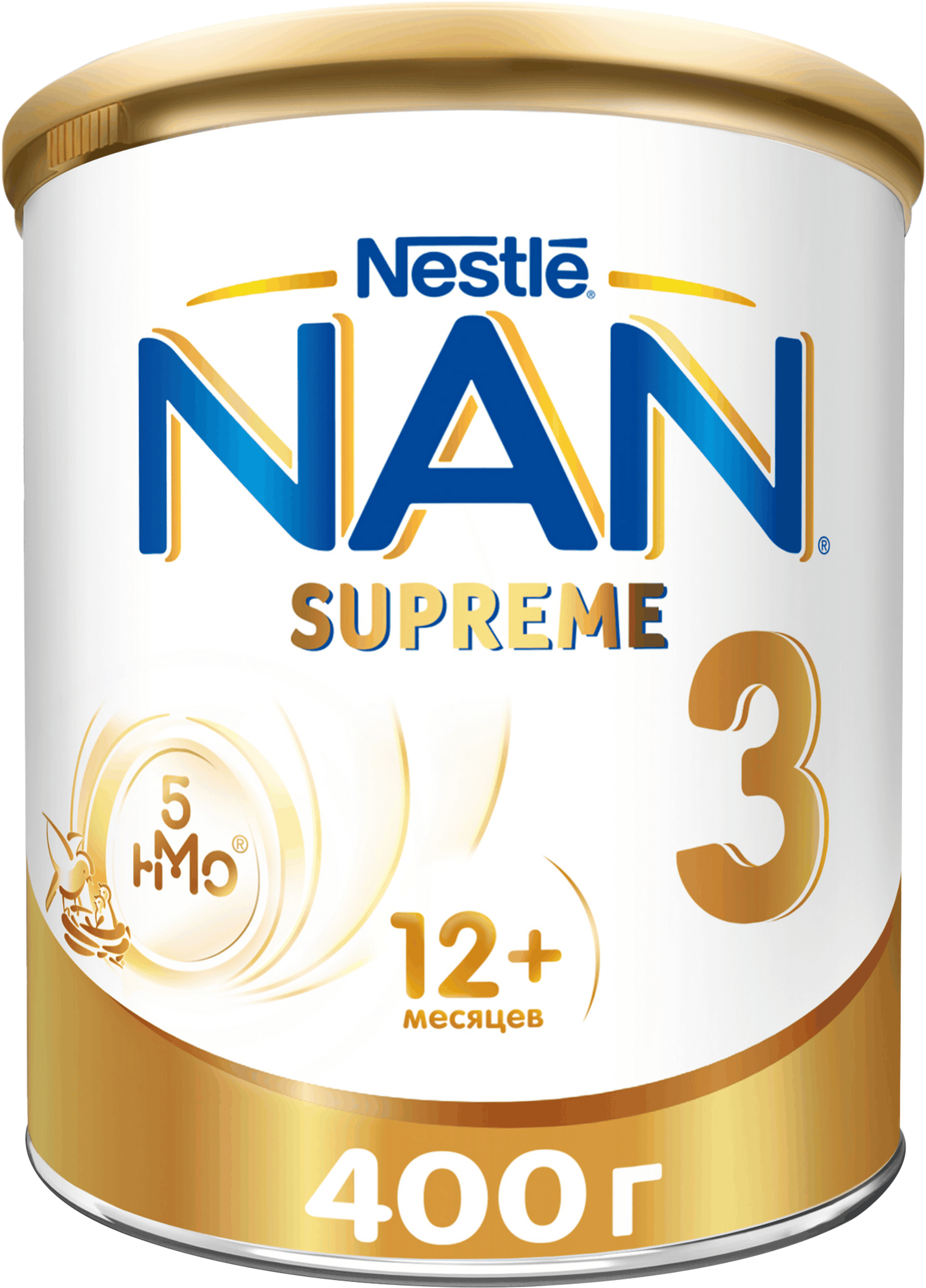 Изображение товара Смесь молочная NAN 3 Supreme для детей с 12 месяцев, 400г