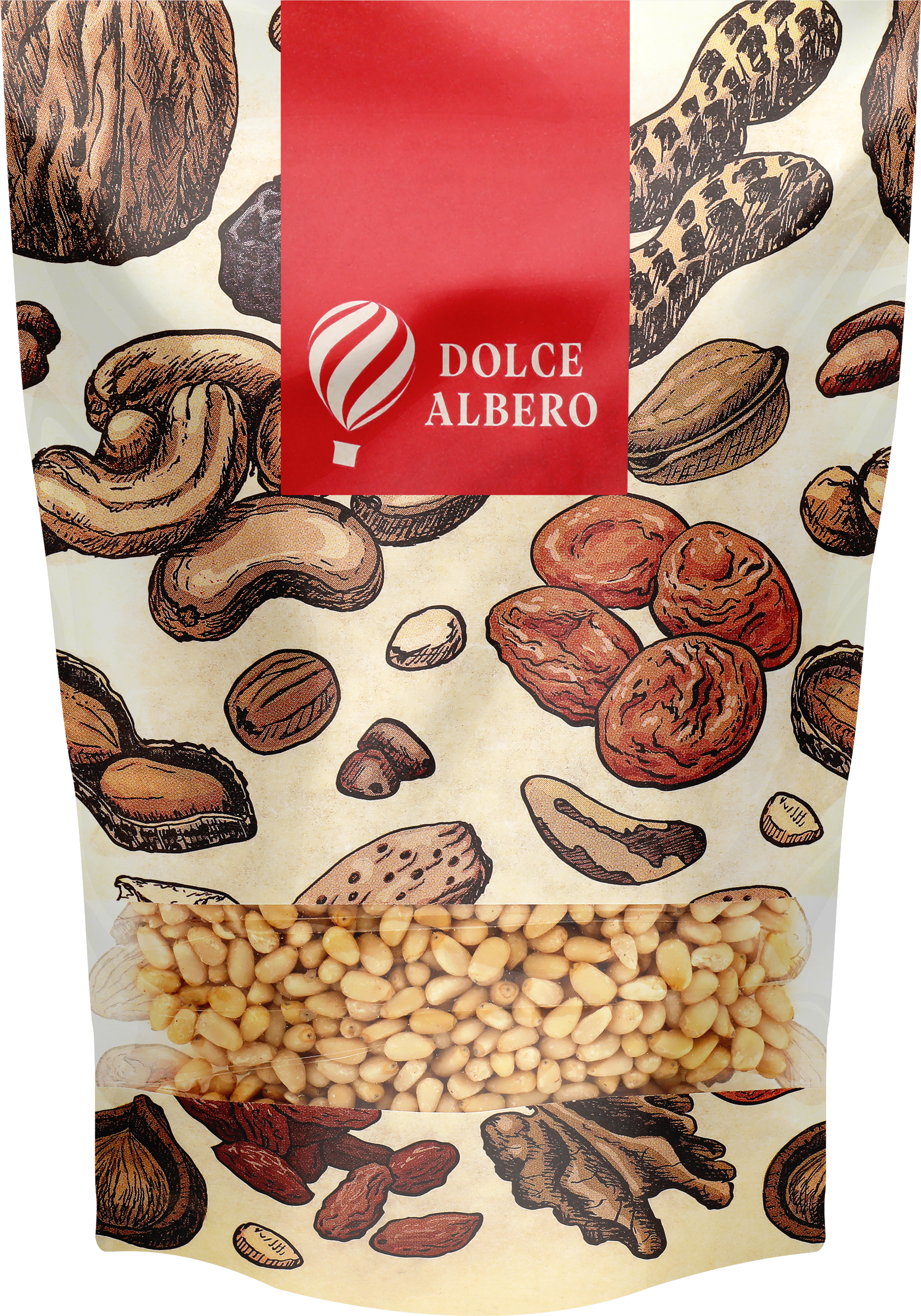 Изображение товара Орех кедровый DOLCE ALBERO очищенный, 100г - полезный снек