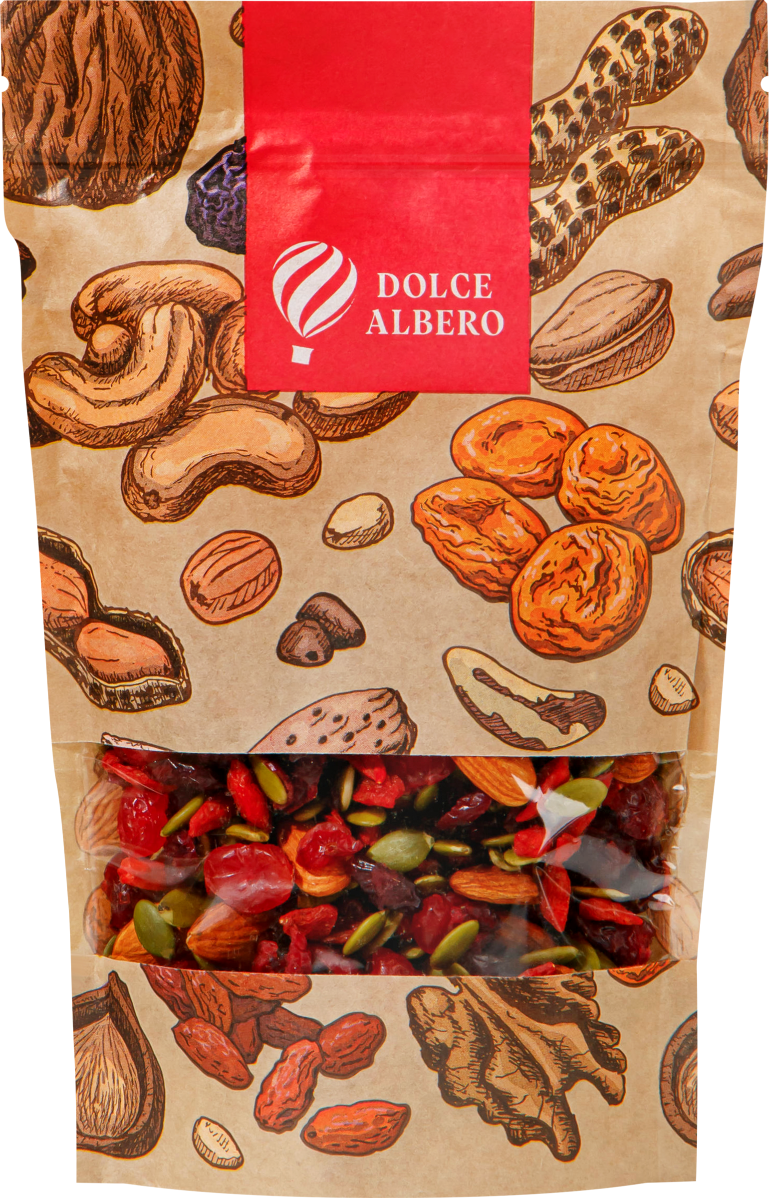 Изображение товара Коктейль ягодный DOLCE ALBERO 200г натуральный сухофруктовый продукт