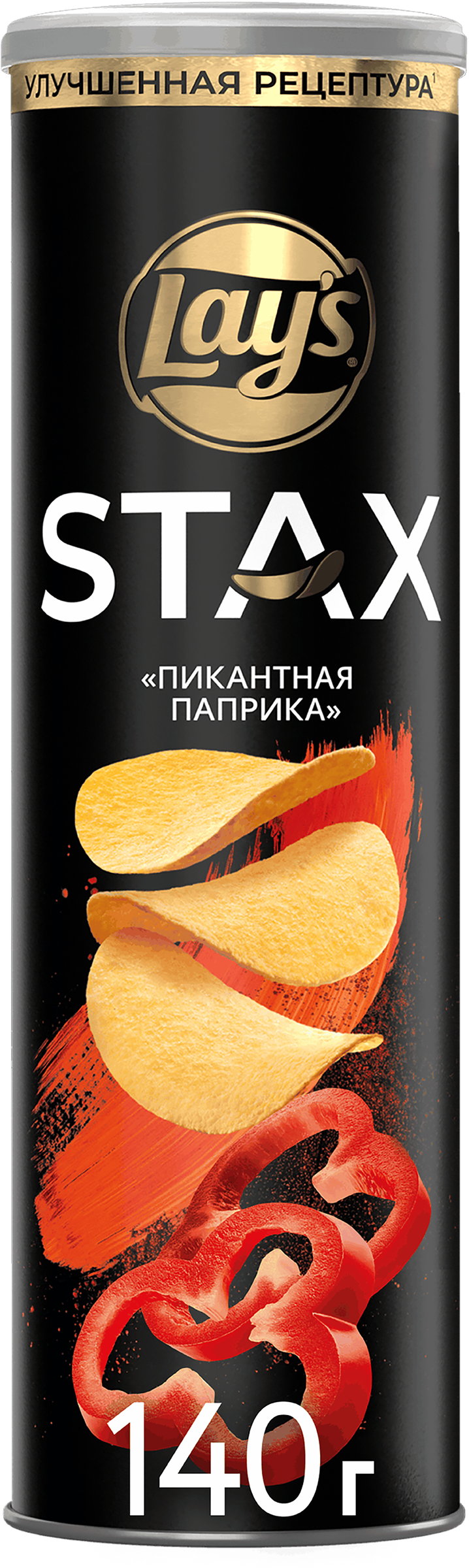 Изображение товара Чипсы картофельные LAY'S Stax Пикантная паприка, 140г