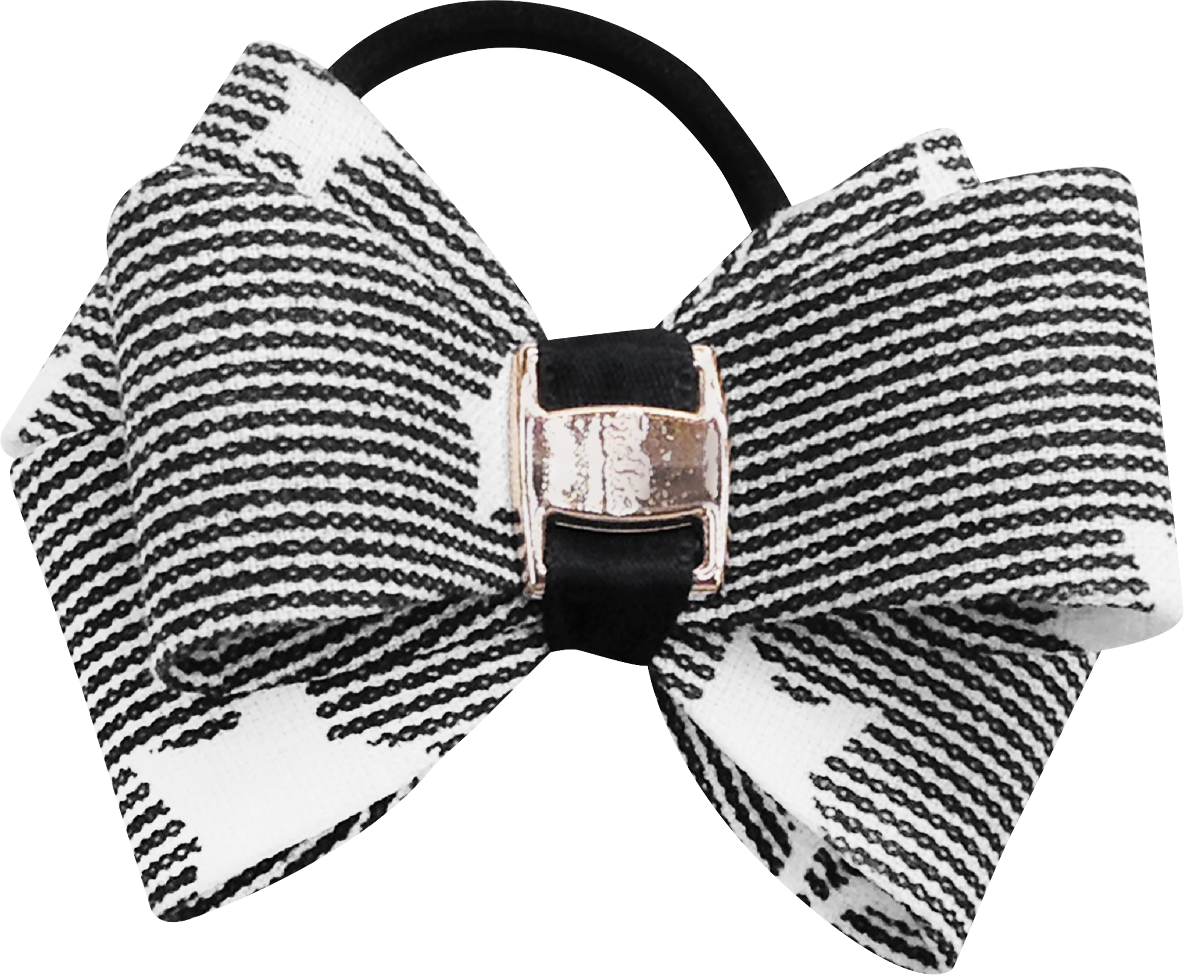 Изображение товара Резинка для волос B&H Бант черная Арт W0175 стильный аксессуар для женщин