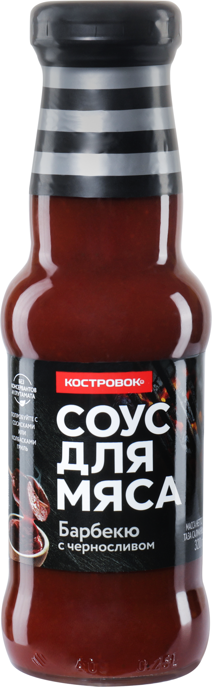 Изображение товара Соус для мяса КОСТРОВОК Барбекю с черносливом, 320г