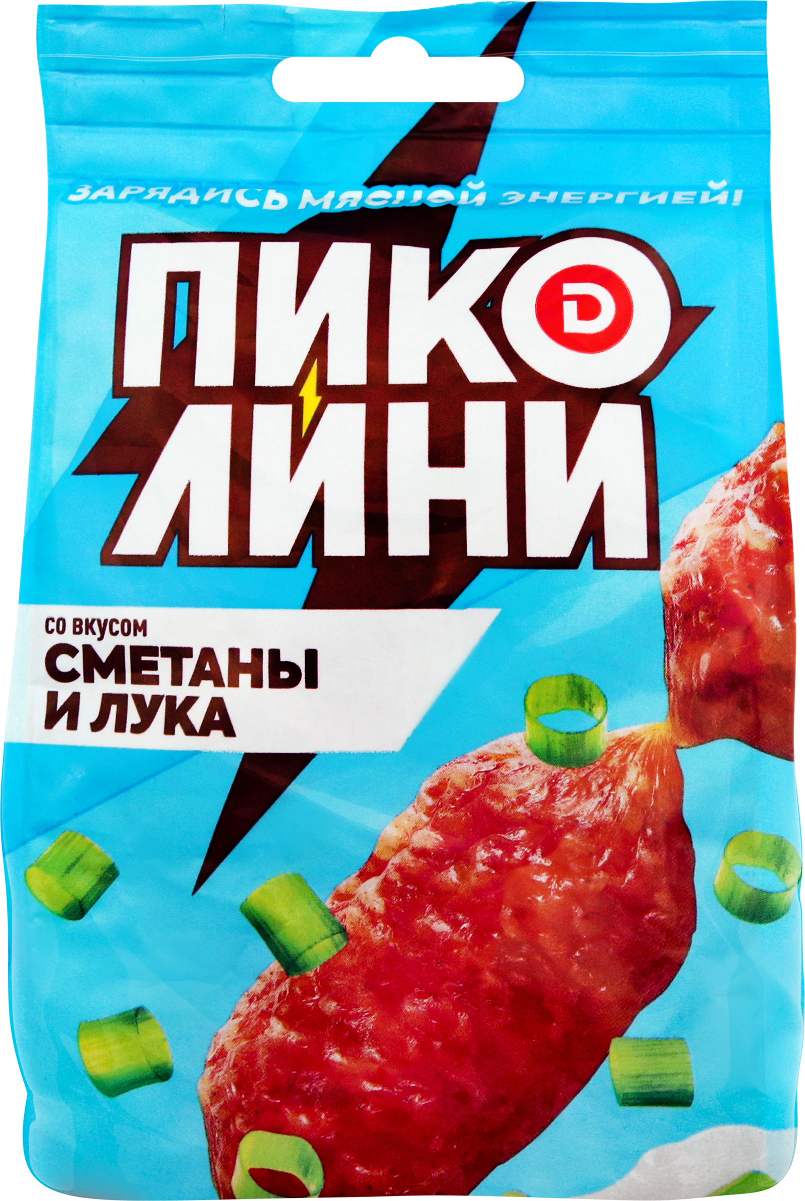 Изображение товара Колбаски сырокопченые ДЫМОВ Пиколини со вкусом сметаны и лука, 50г