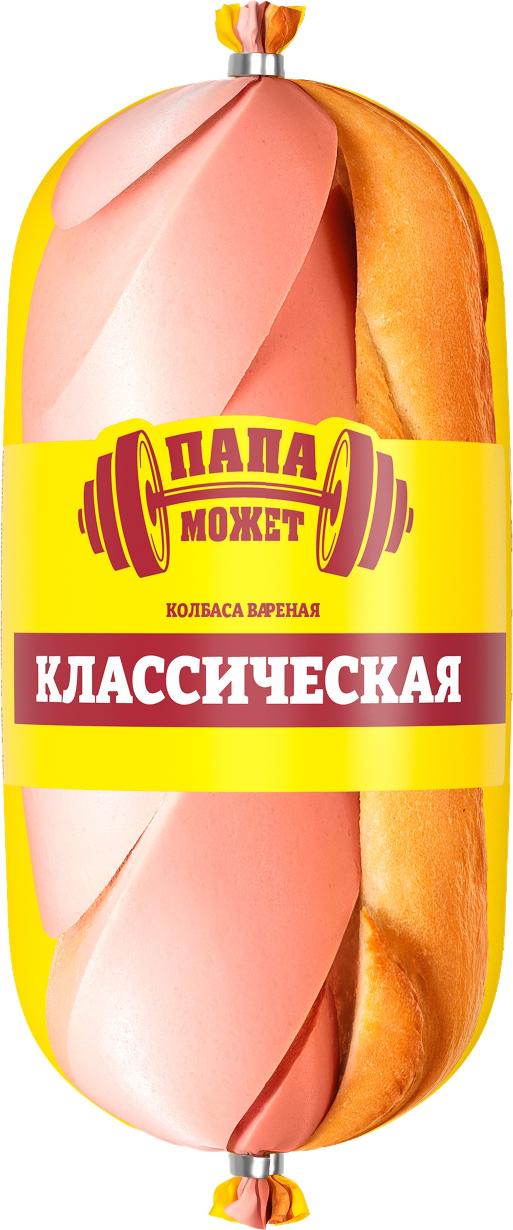 Изображение товара Вареная колбаса ПАПА МОЖЕТ Классическая, весовая, вкусная и полезная