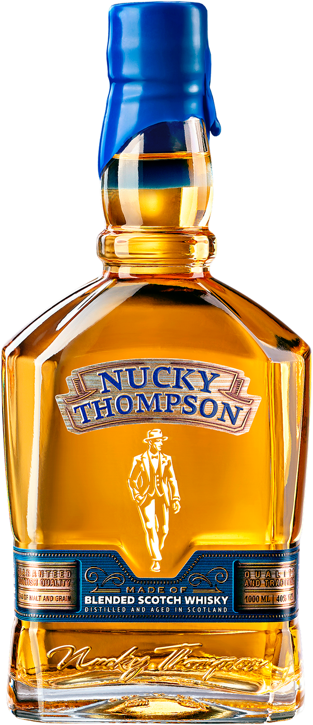 Изображение товара Виски NUCKY THOMPSON купажированный 3 года 40% 1л