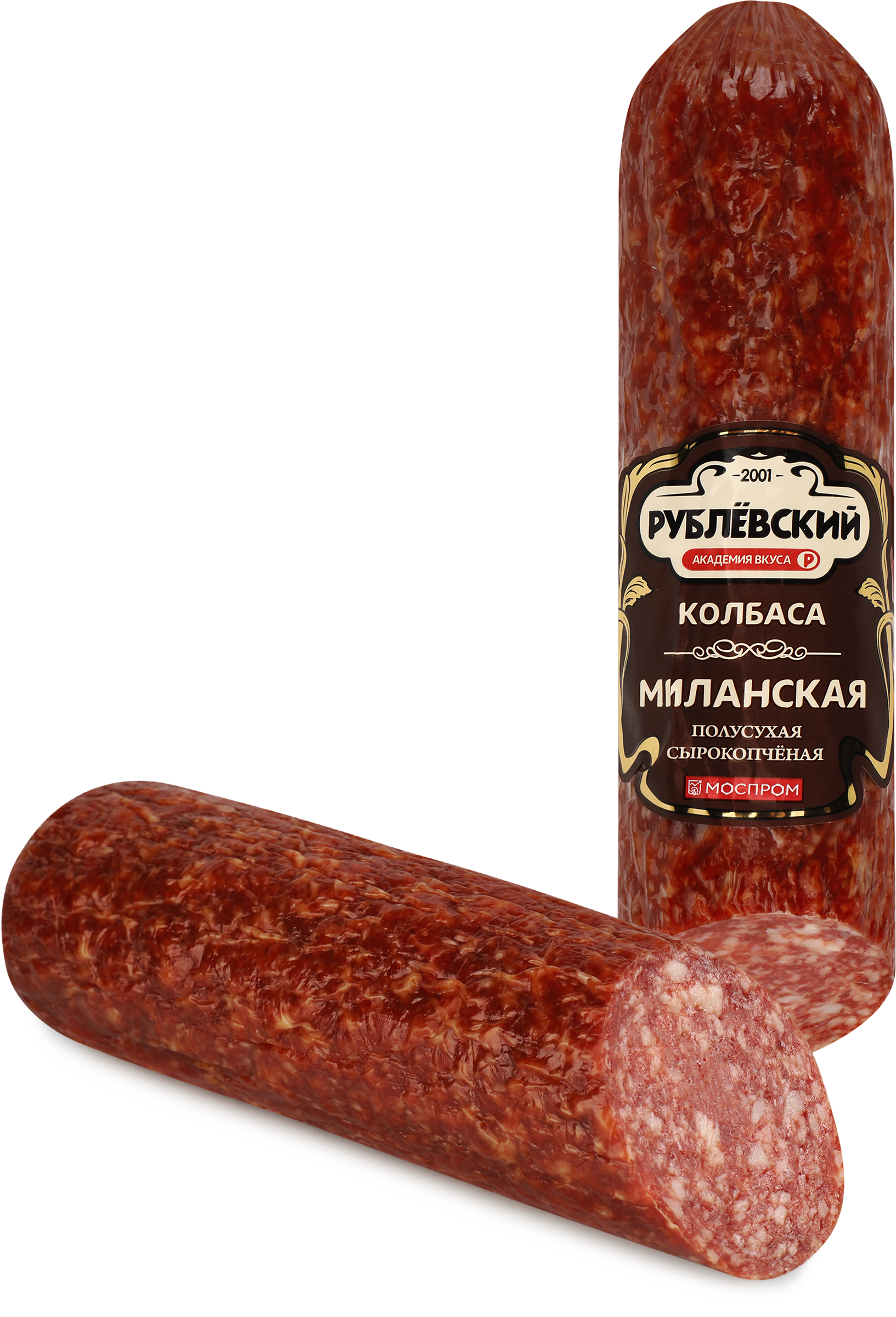 Изображение товара Колбаса сырокопченая РУБЛЕВСКИЕ КОЛБАСЫ Миланская, 270г