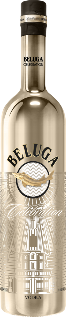 Изображение товара Водка BELUGA Celebration 40% 0.5л – премиальный напиток из России