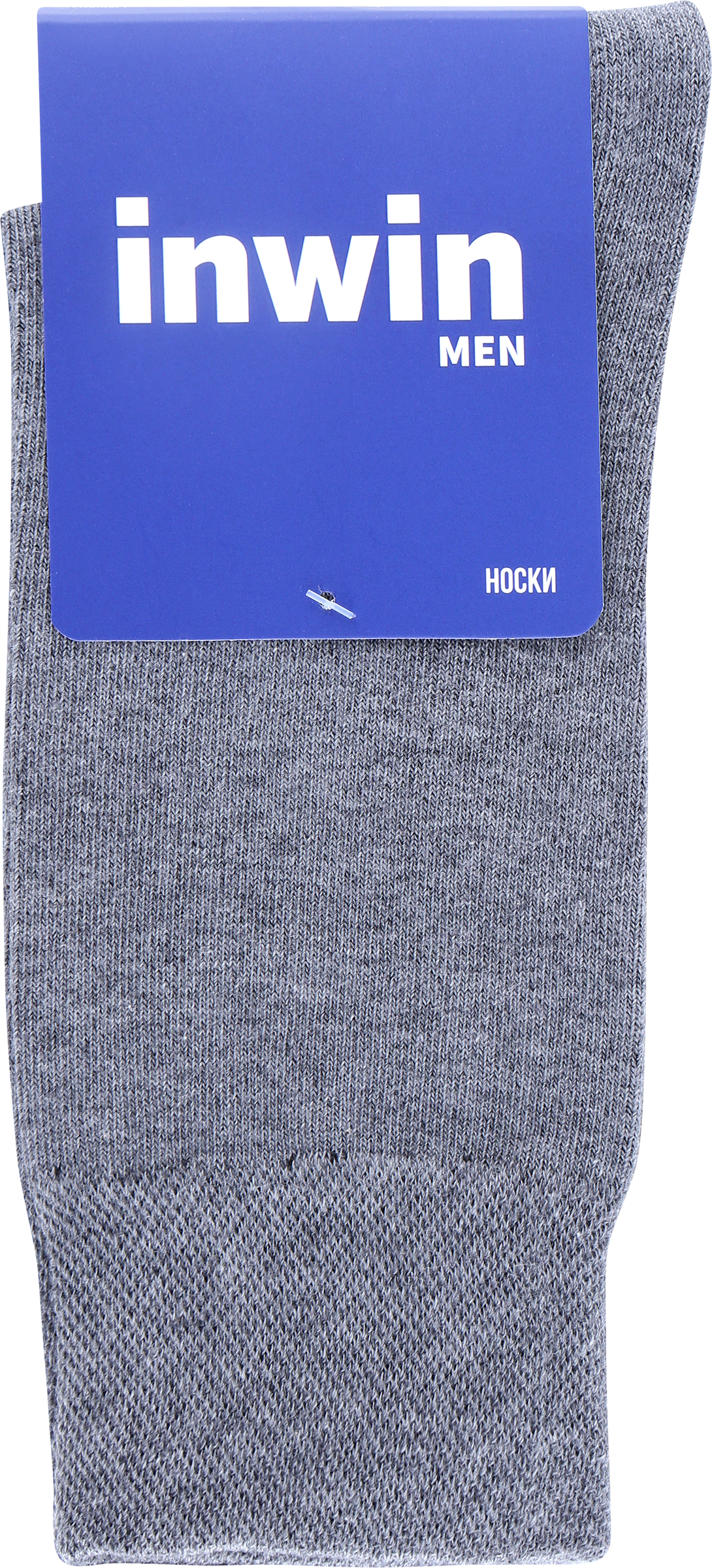 Изображение товара Мужские носки INWIN р 29 темно-серый меланж Хлопок 80%