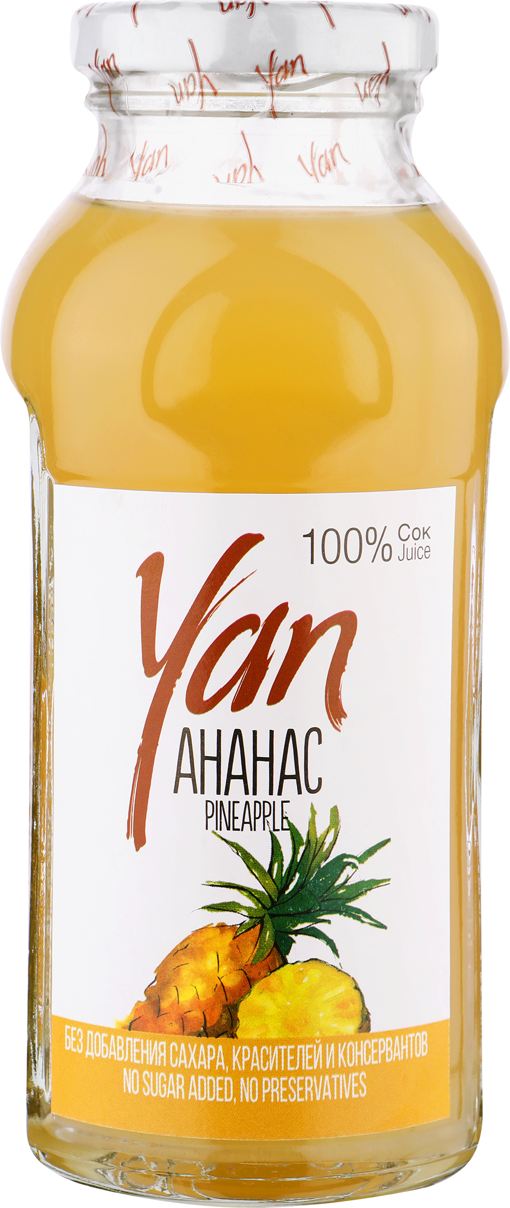 Изображение товара Сок YAN Ананасовый, 0.25л