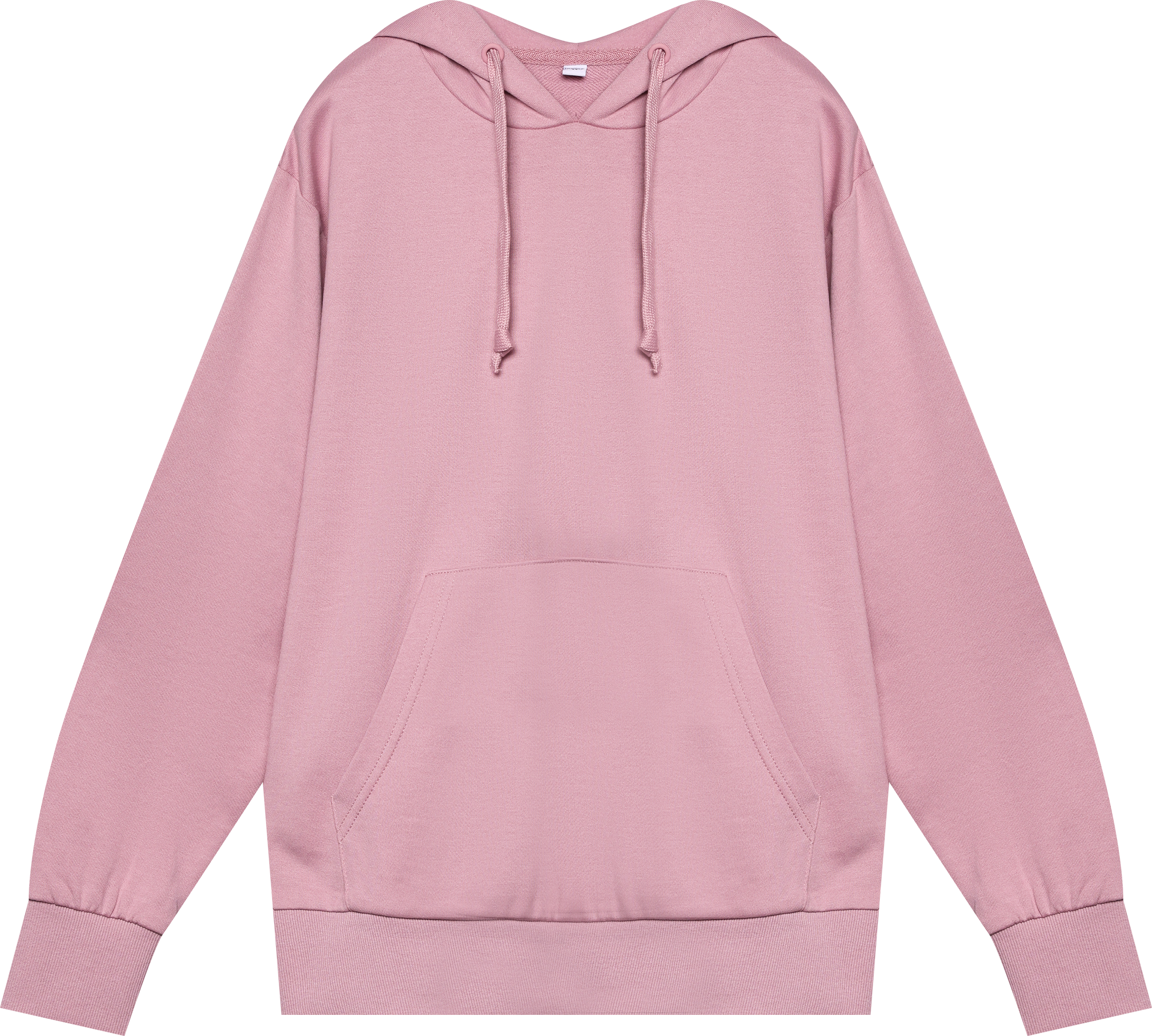 Изображение товара Худи INWIN Розовое SS20LT007-1 с длинным рукавом и овырезной горловиной
