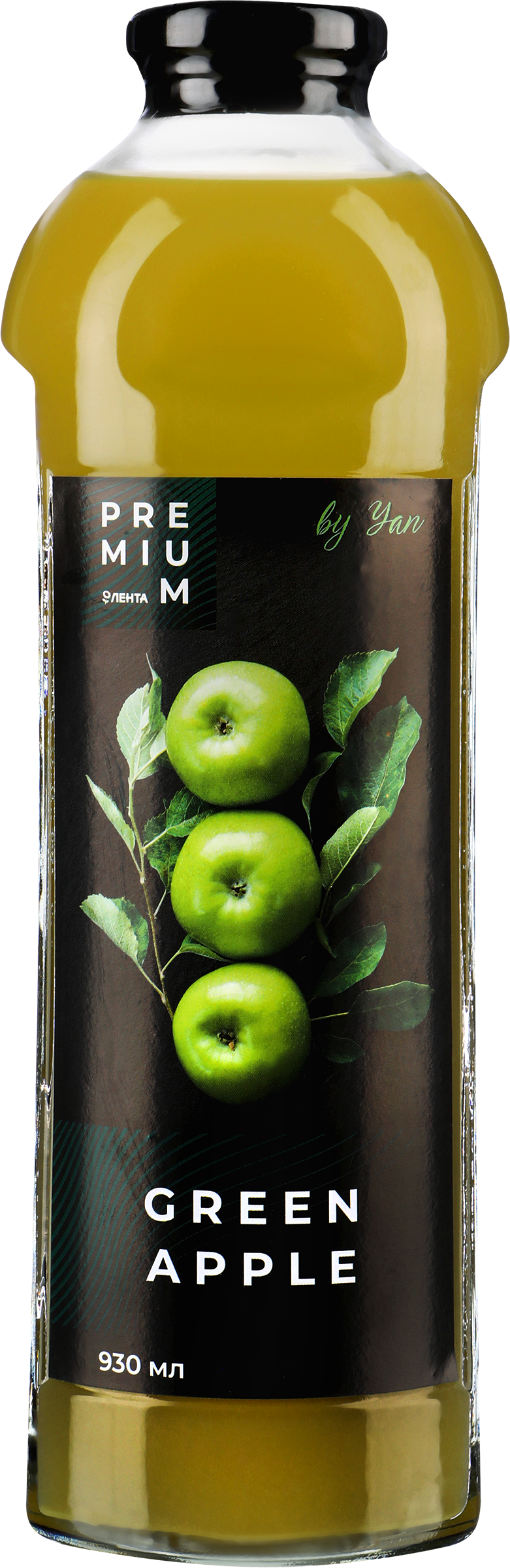 Изображение товара Нектар ЛЕНТА PREMIUM Зеленое яблоко 0.93л натуральный вкус и польза