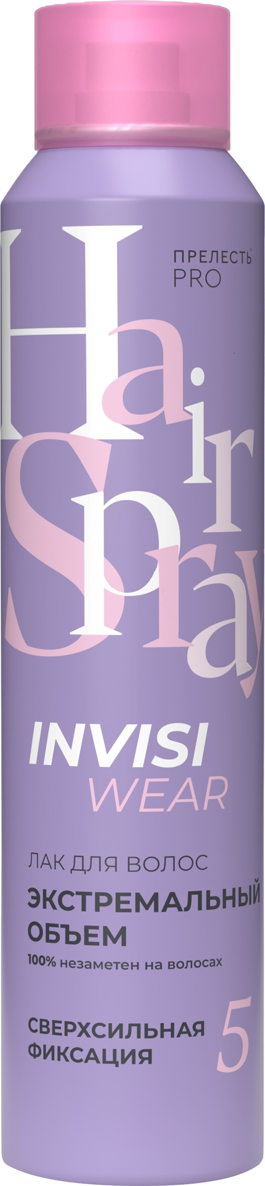 Изображение товара Лак для волос ПРЕЛЕСТЬ PROFESSIONAL Invisiwear 300мл Экстремальный объем